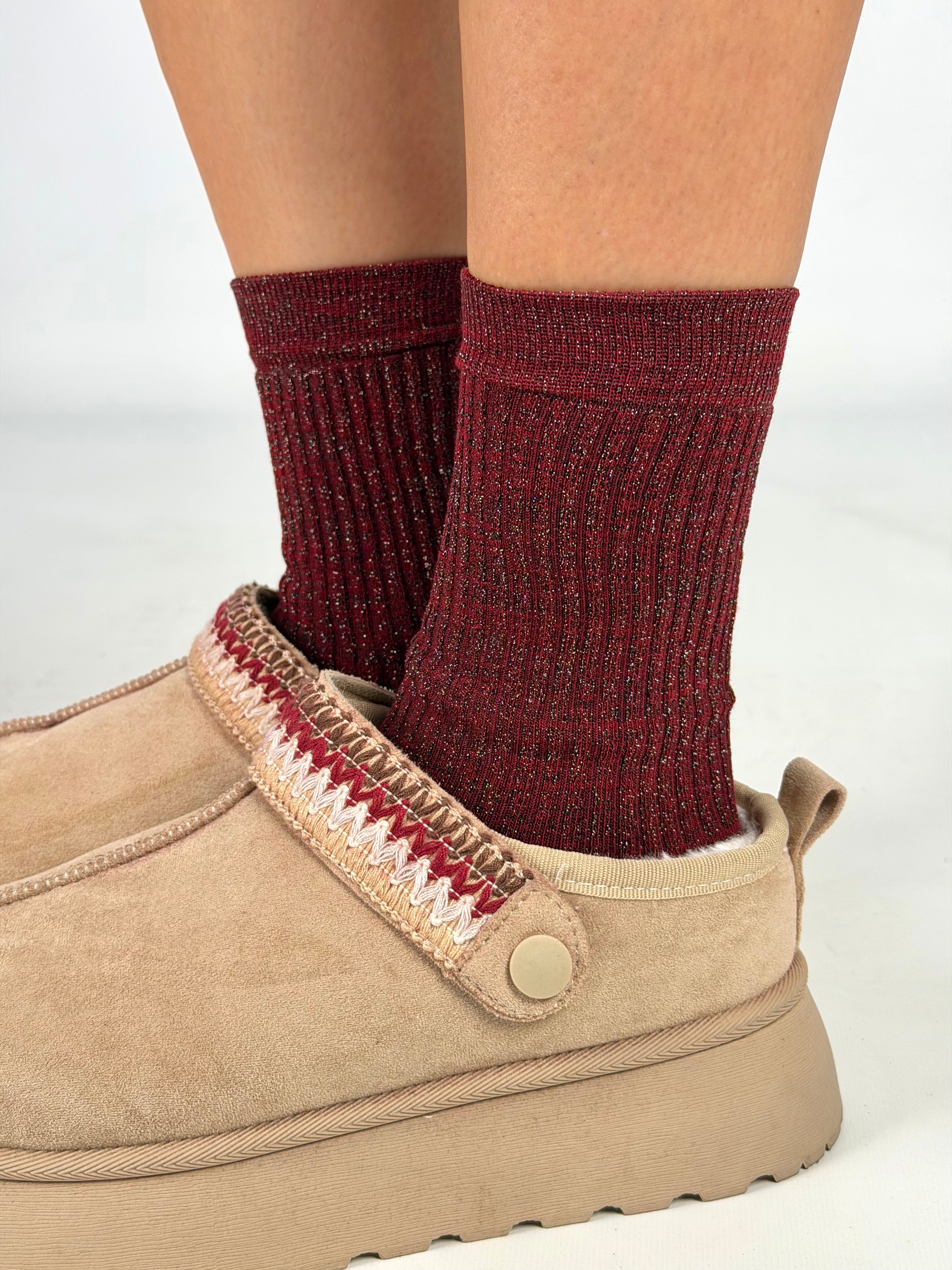 Calzini lurex - 3 colori