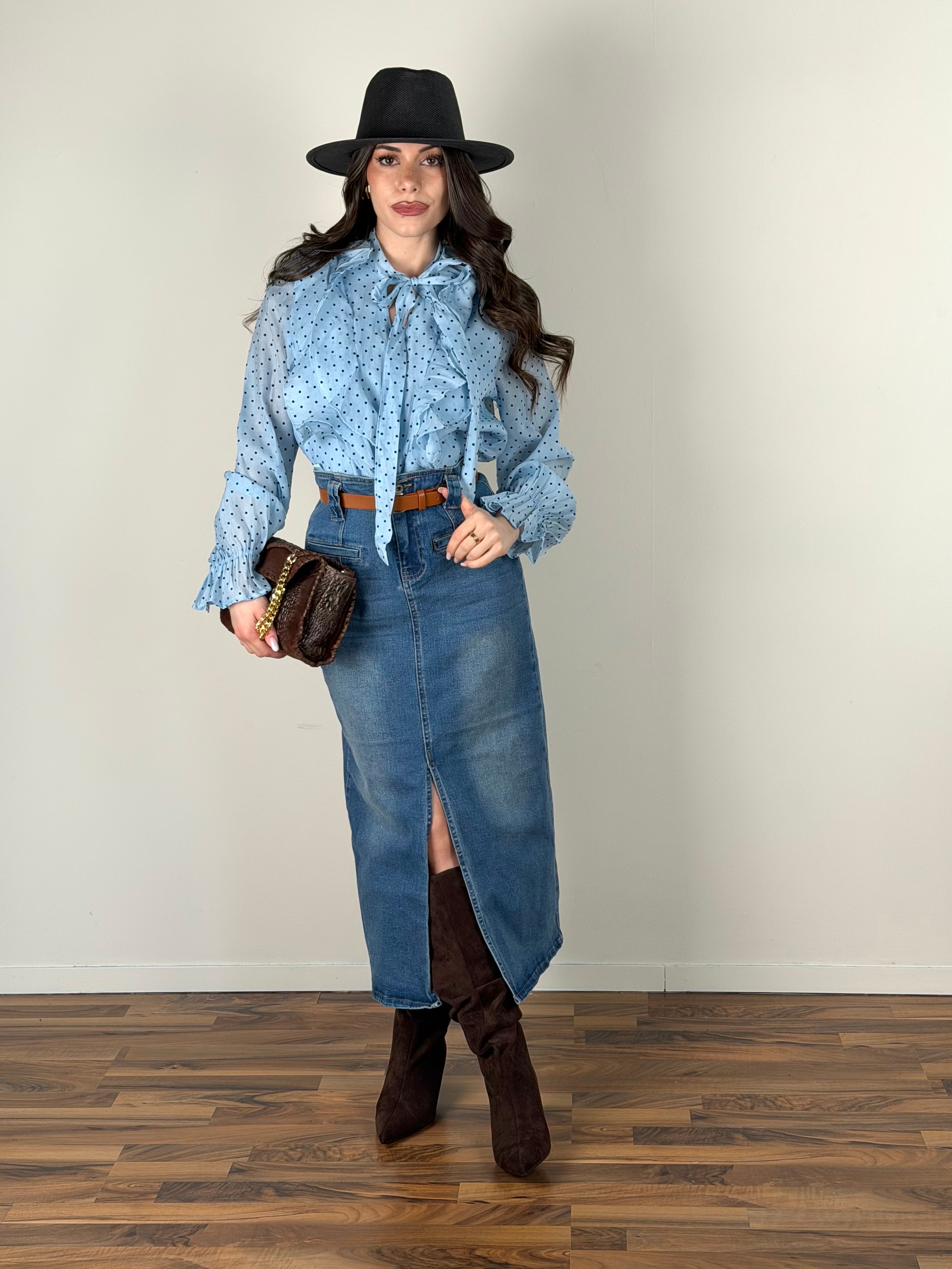 Camicia Chiara celeste