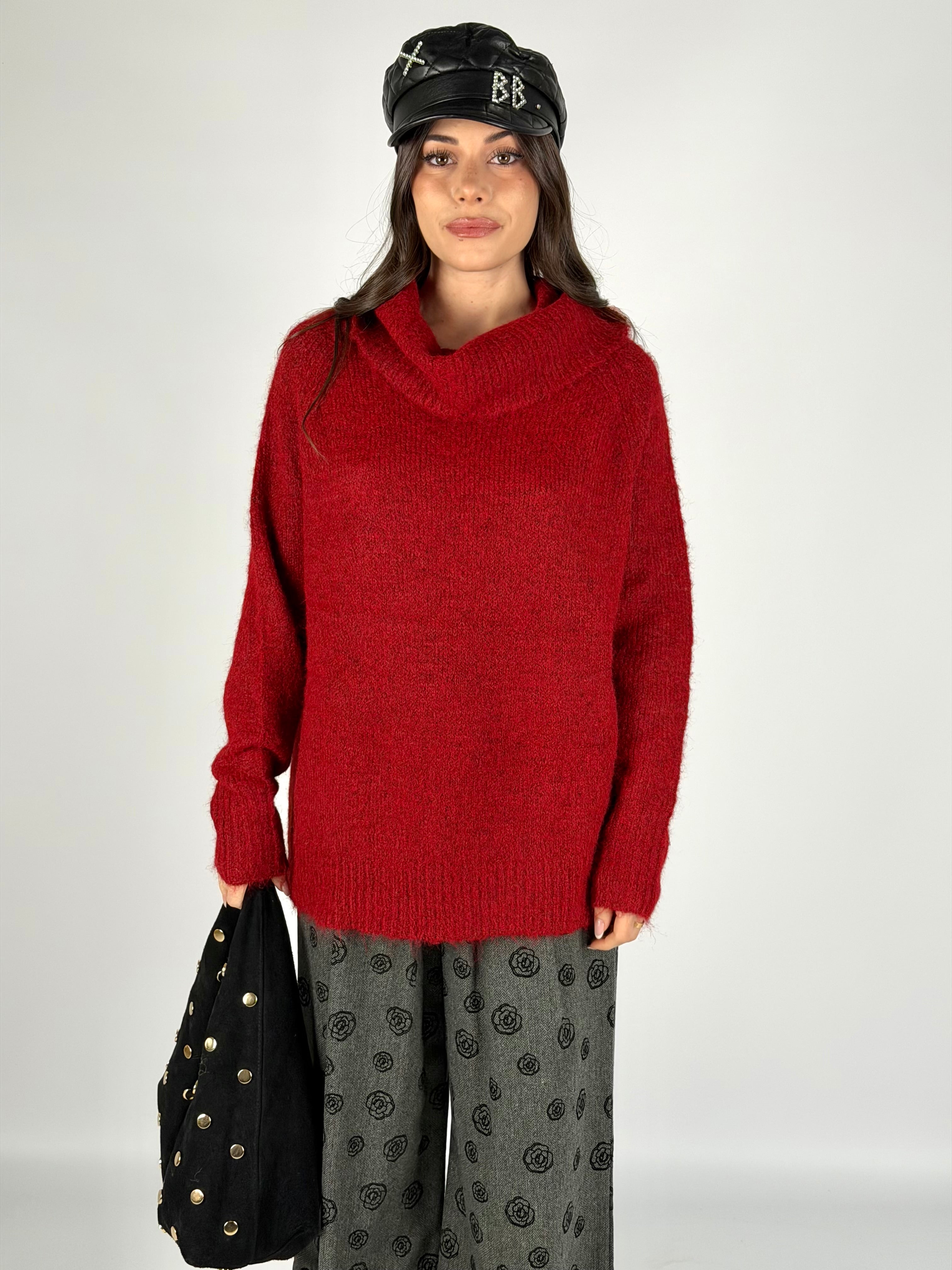 Maglia Helena bordeaux