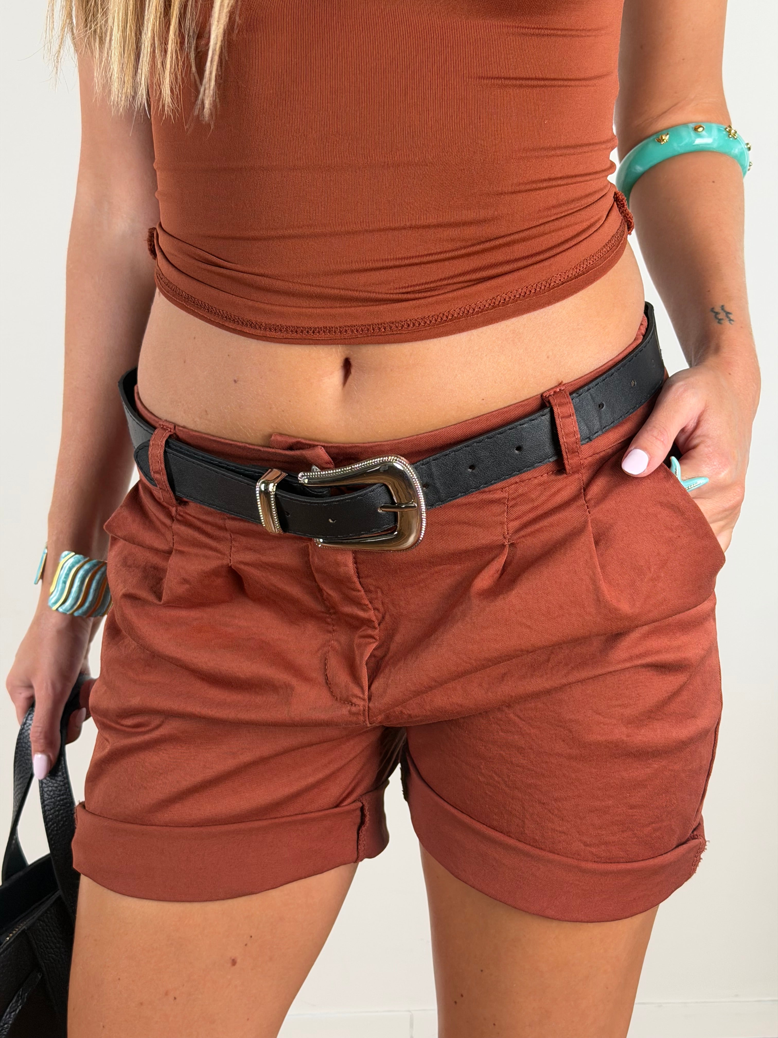 Short jeans Valentine coccio