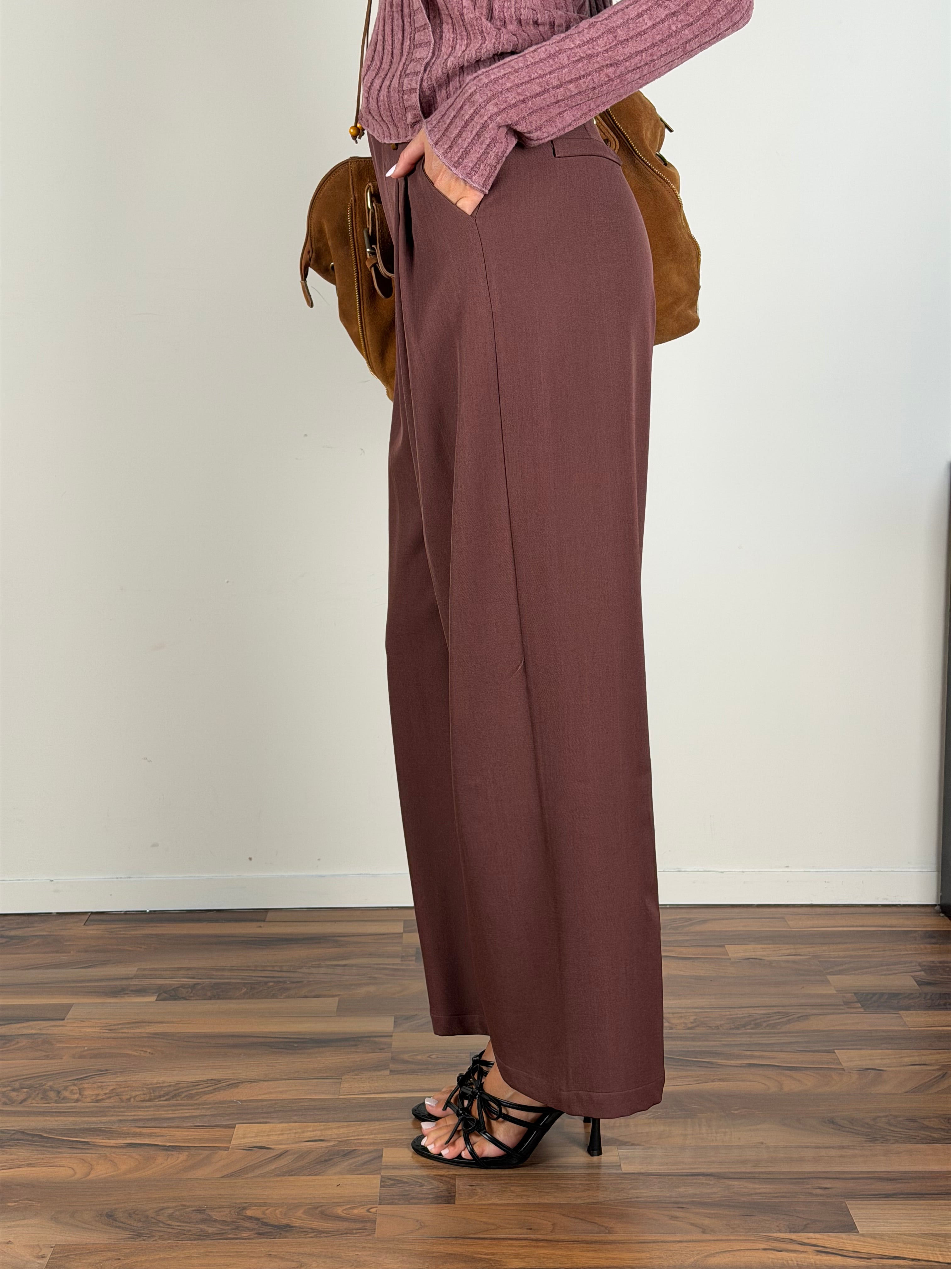 Pantalone Nasty bordeaux