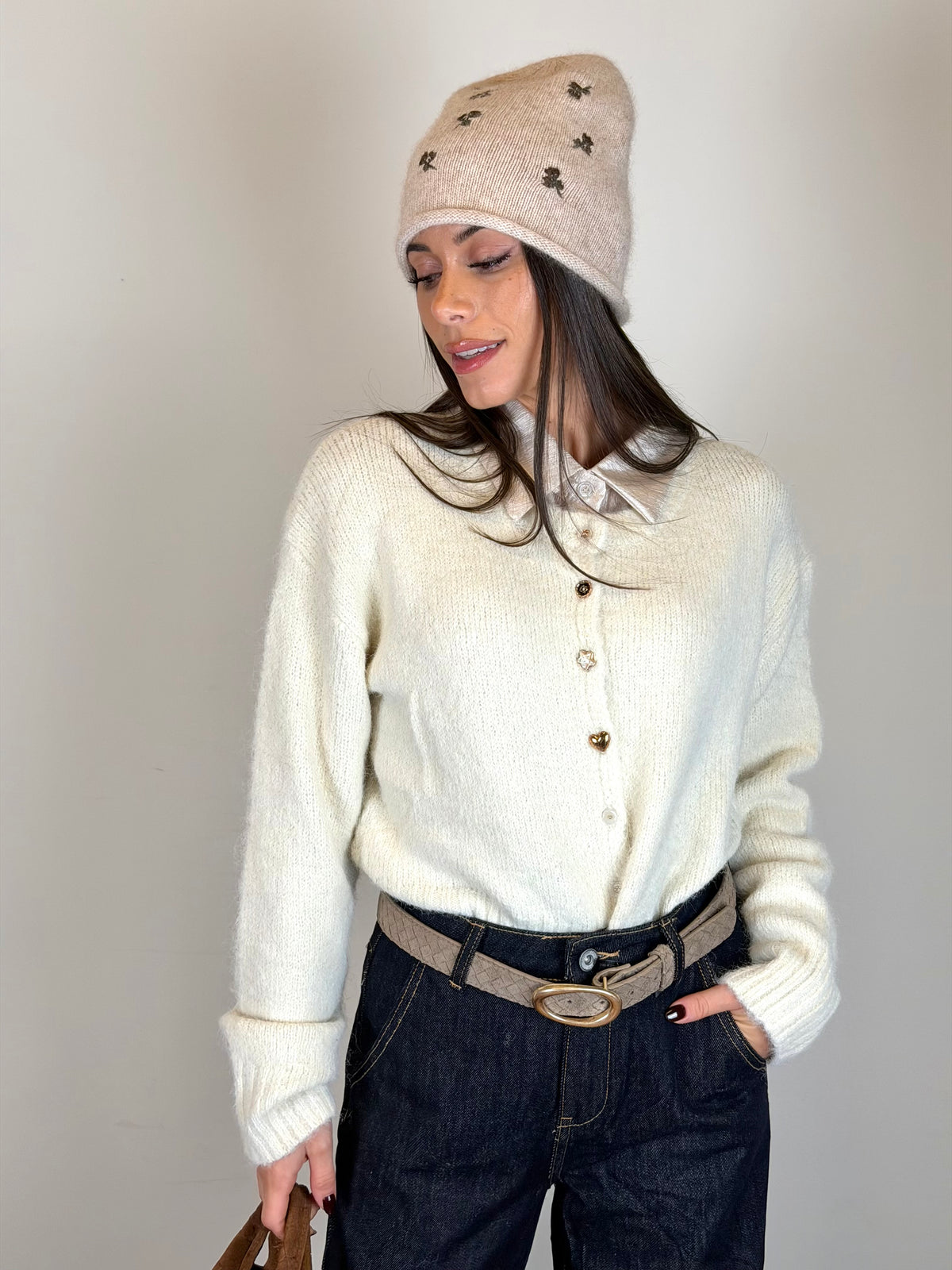 Maglia Virginia panna