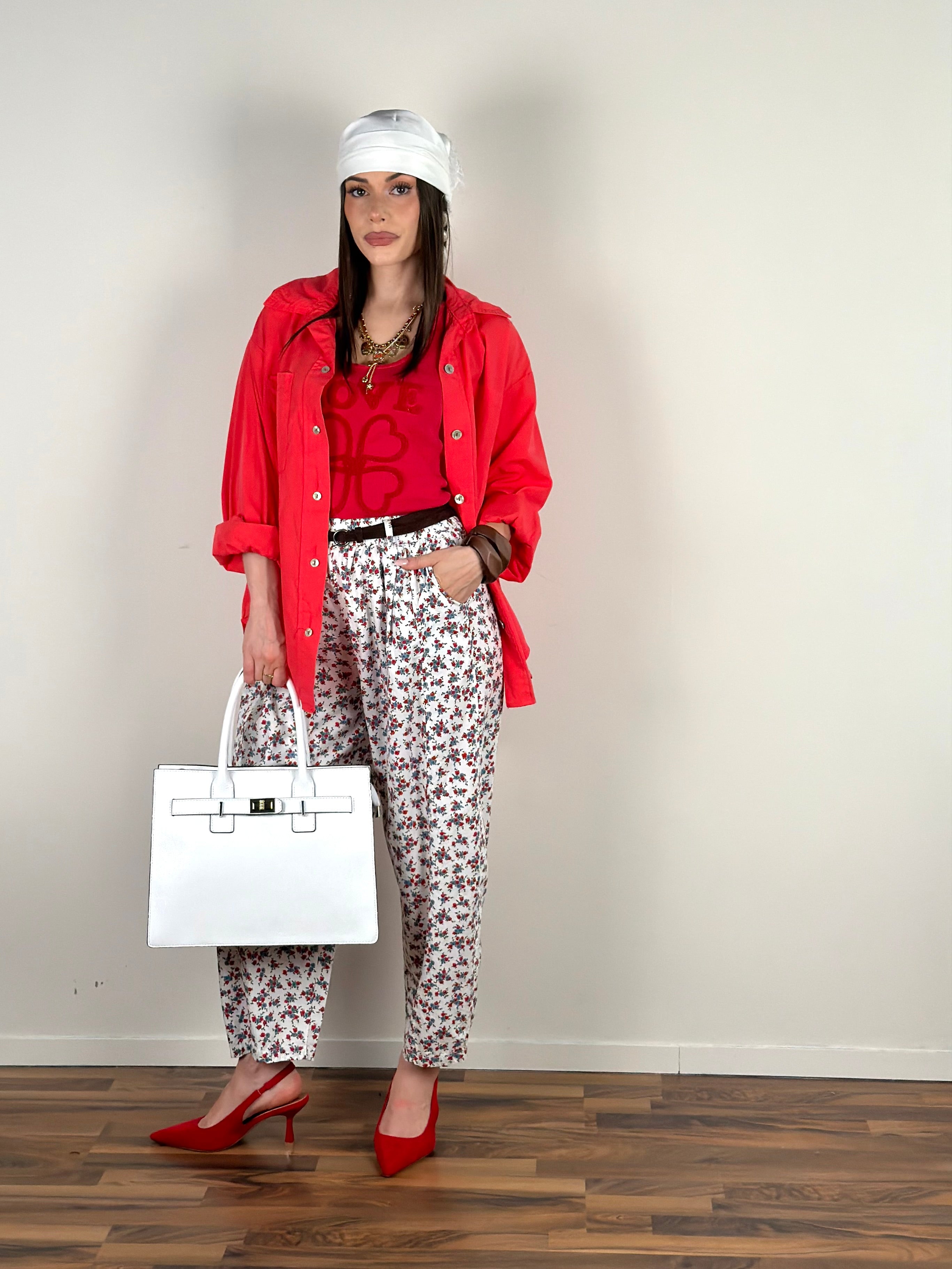 Camicia Ines rosso