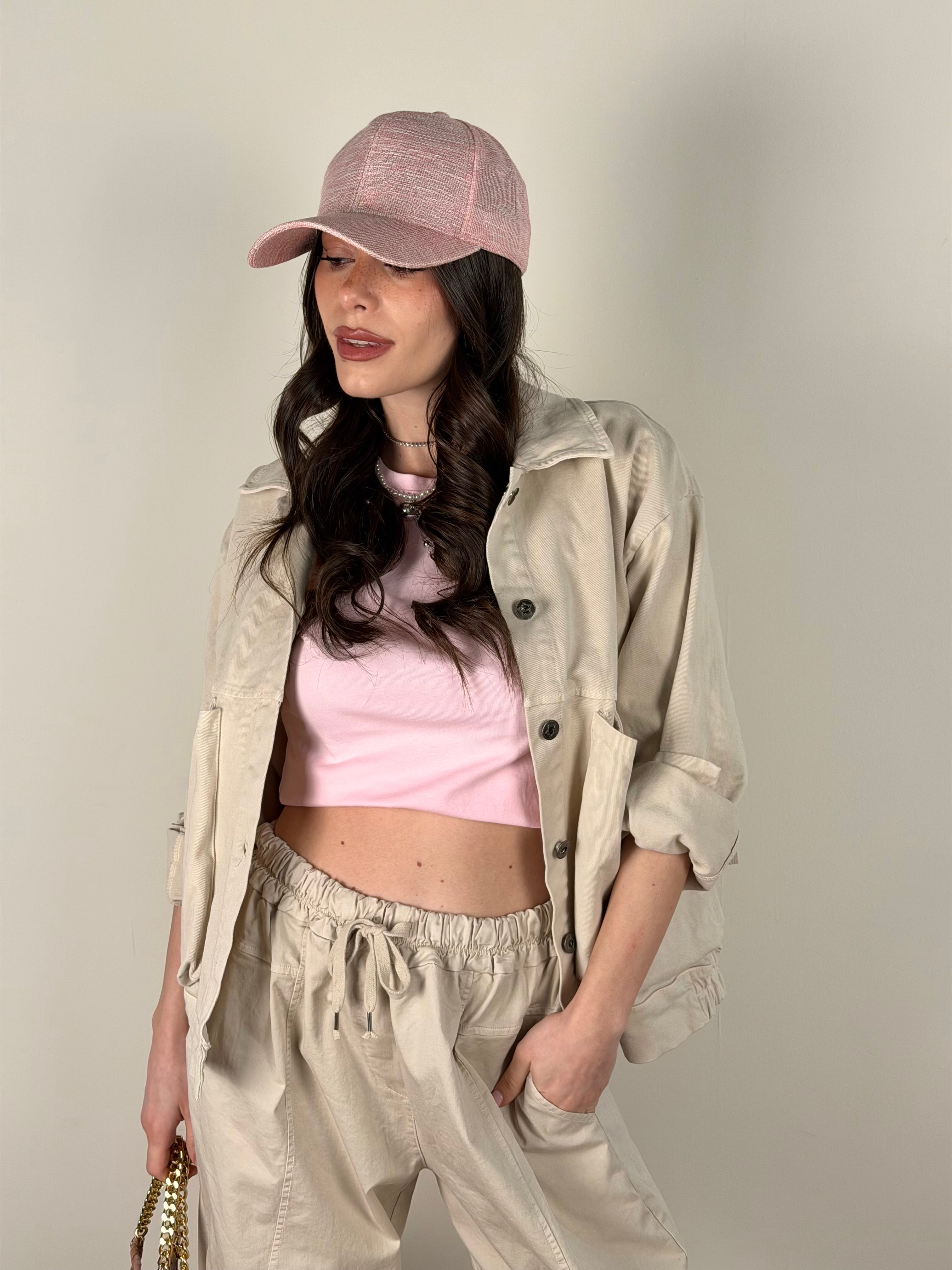 Giubbino jeans Carmen beige