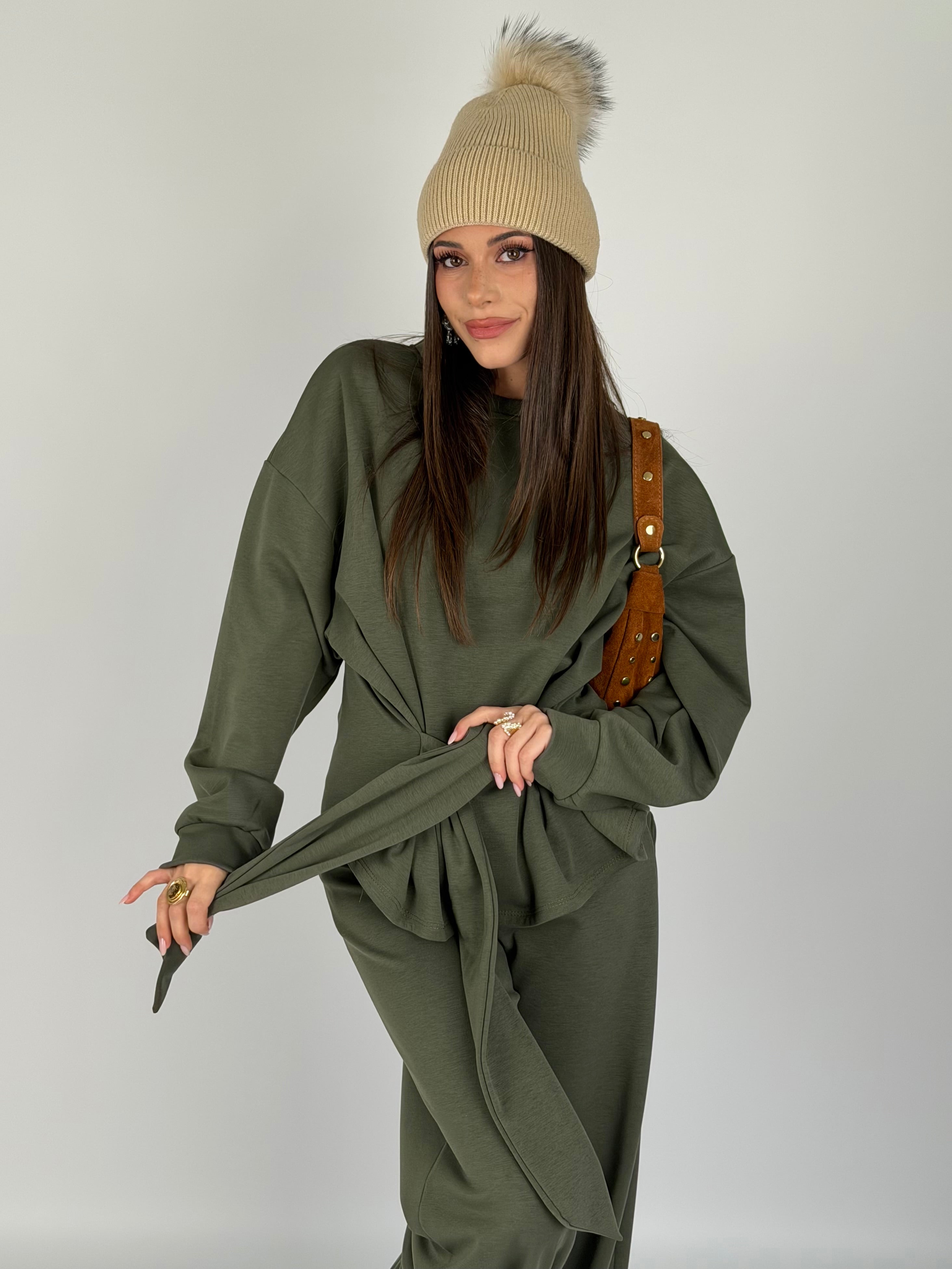 Tuta sportiva Elena verde