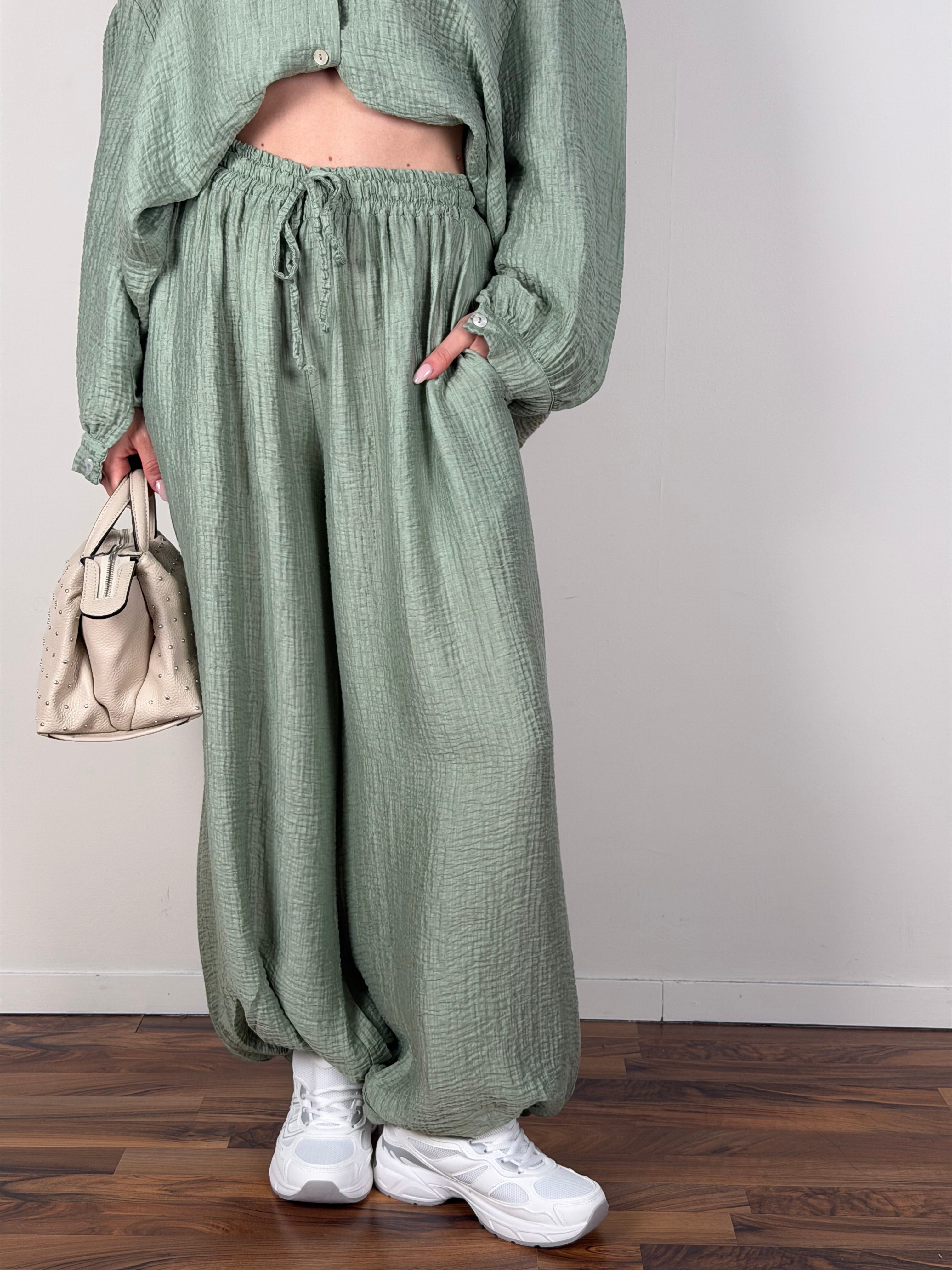 Pantalone completo Sweet verde