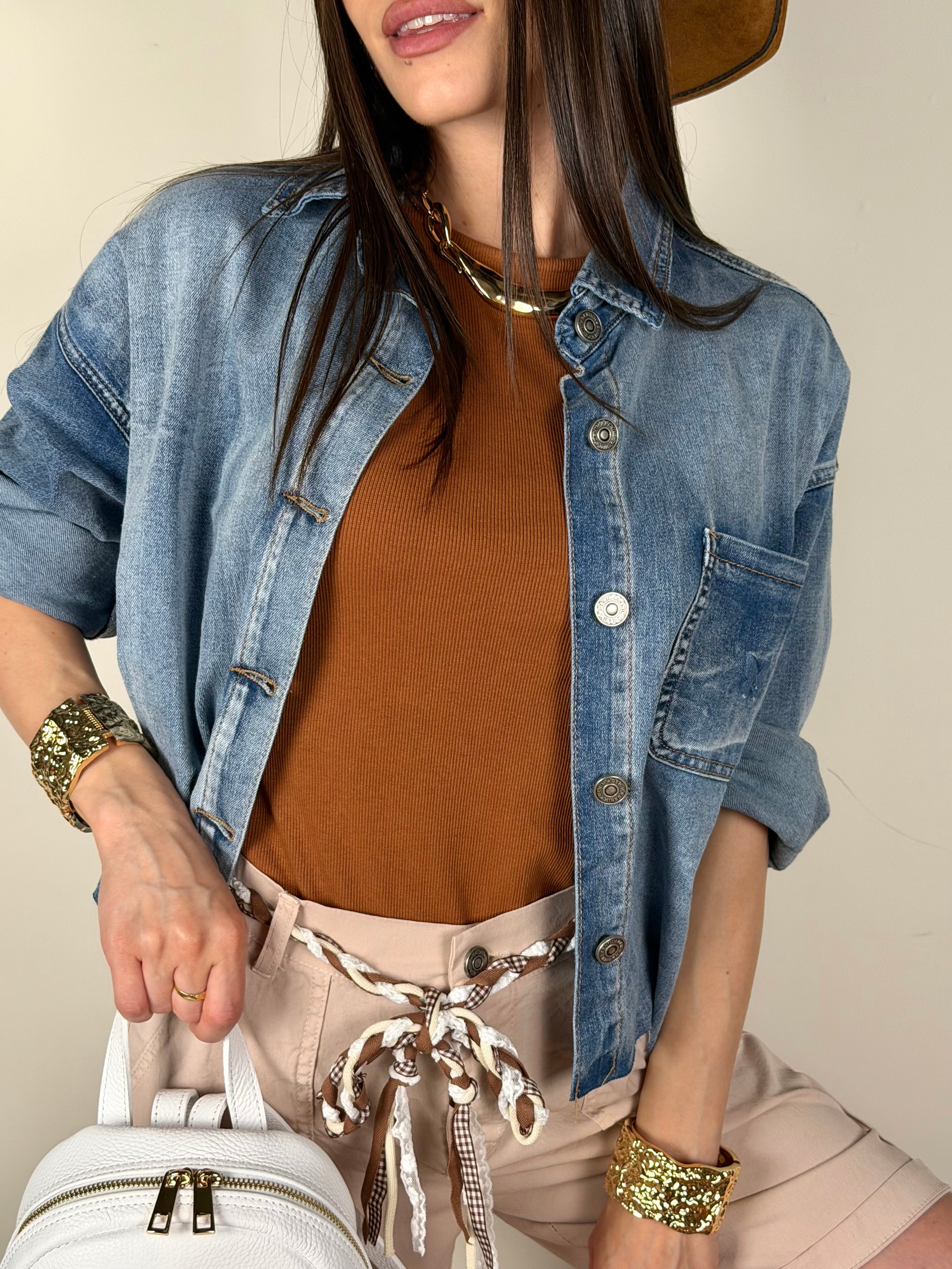 Giubbino denim Amelie