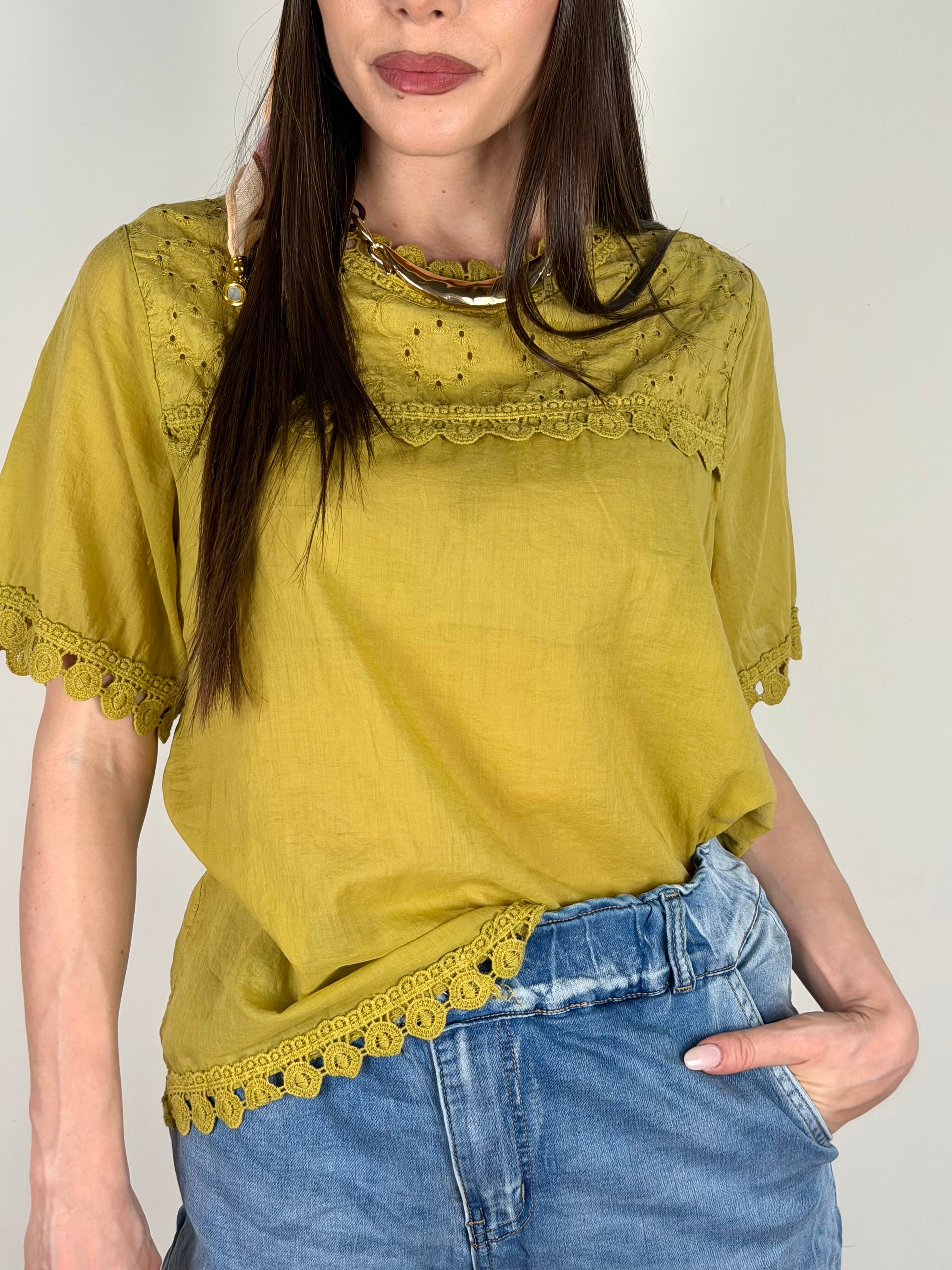 Maglia Eclissi verde acido