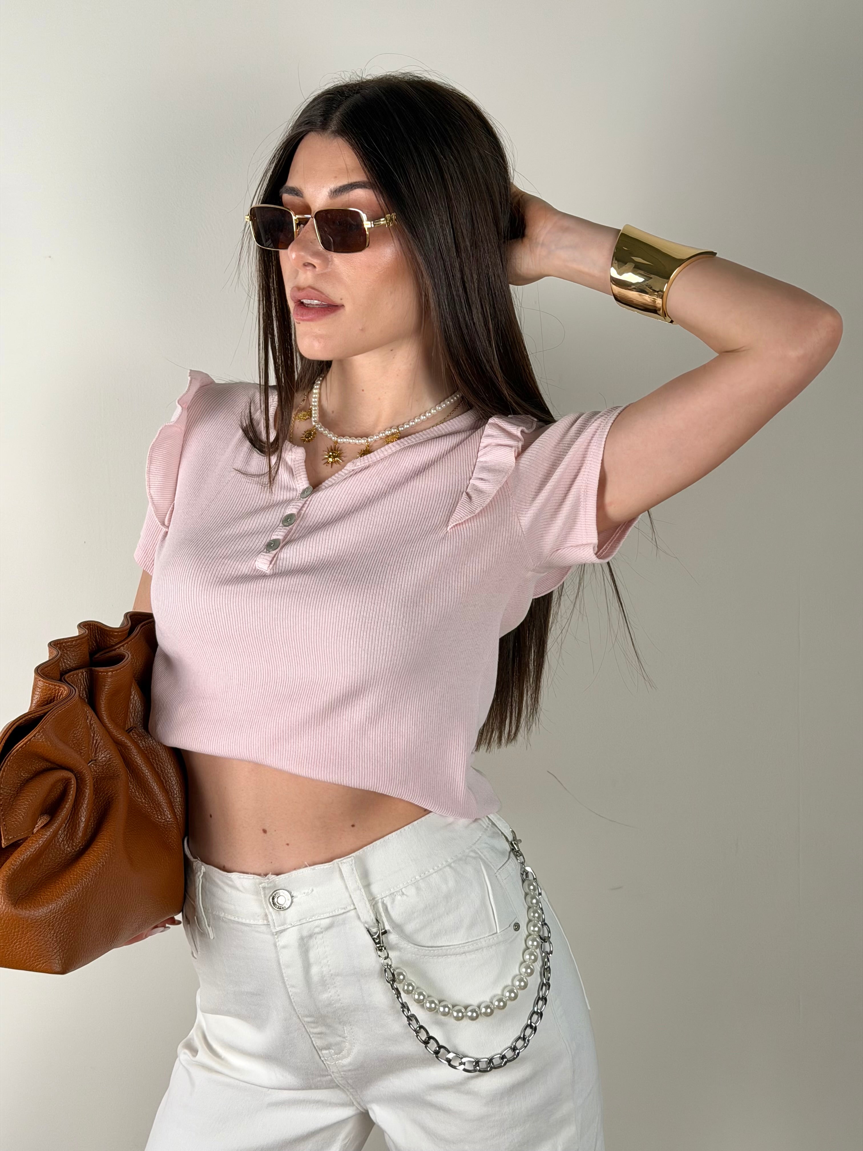 Maglia Chèrie rosa