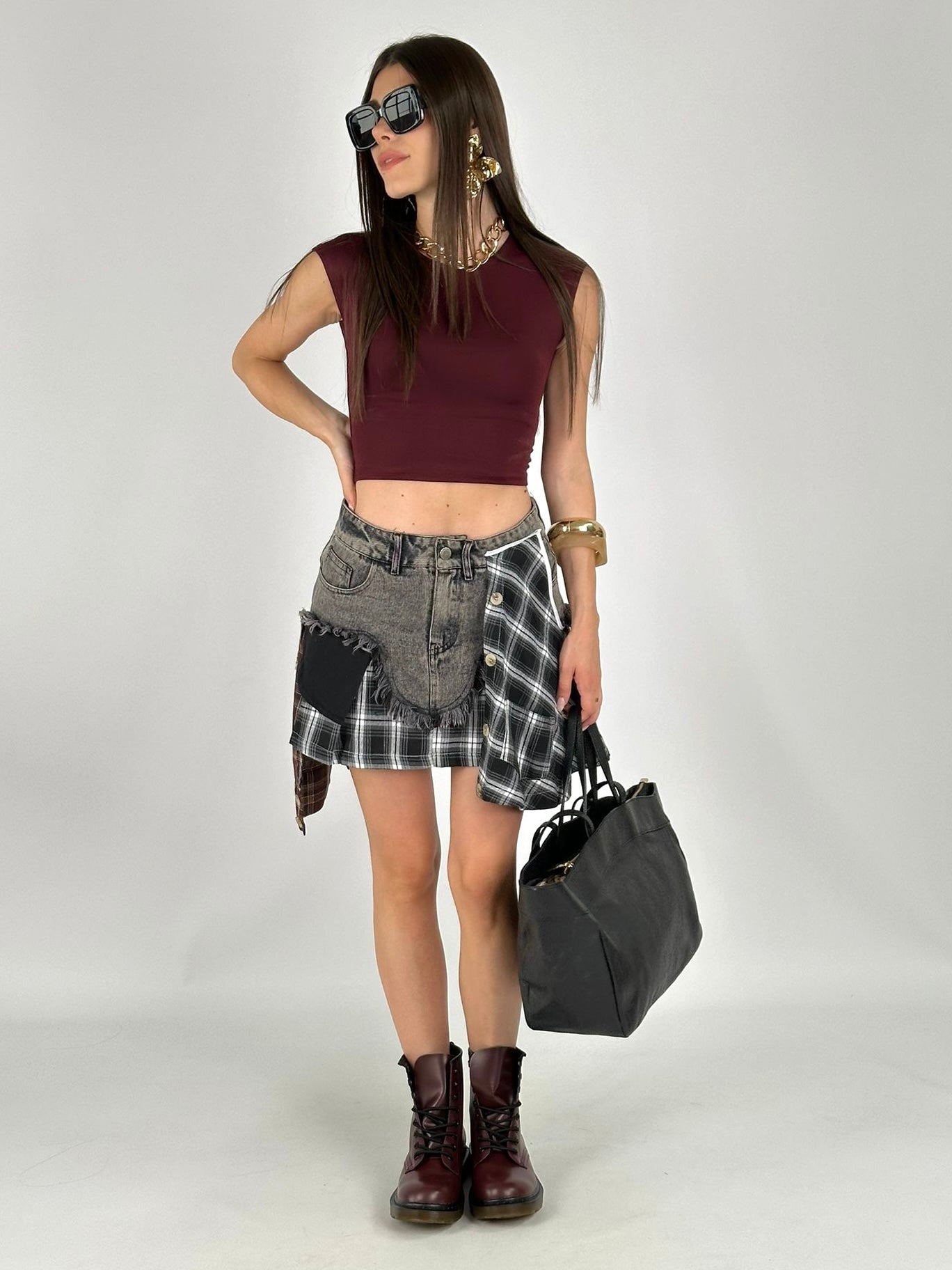 Gonna doppia fantasia