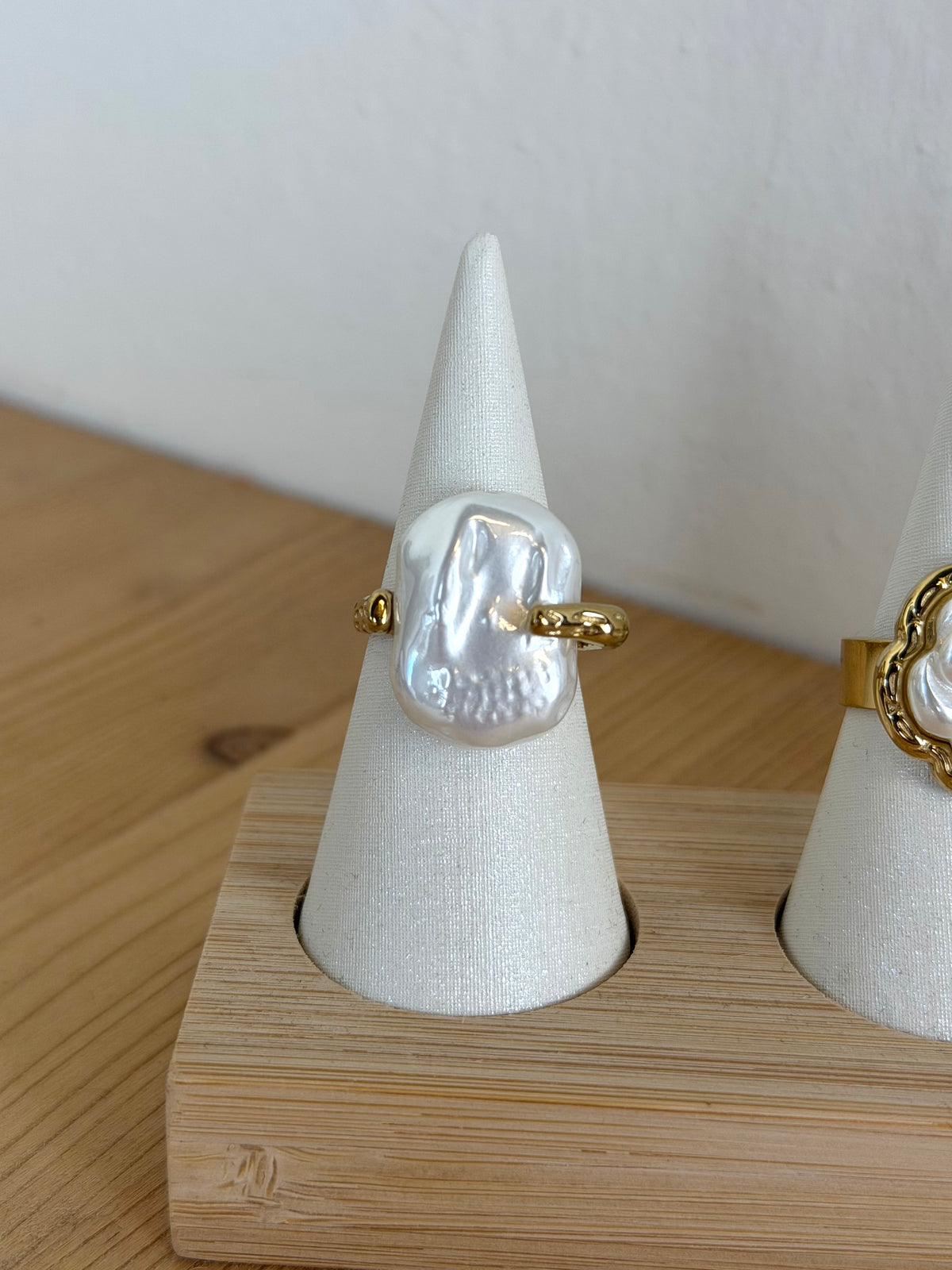 Anello maxi perla - collezione perla