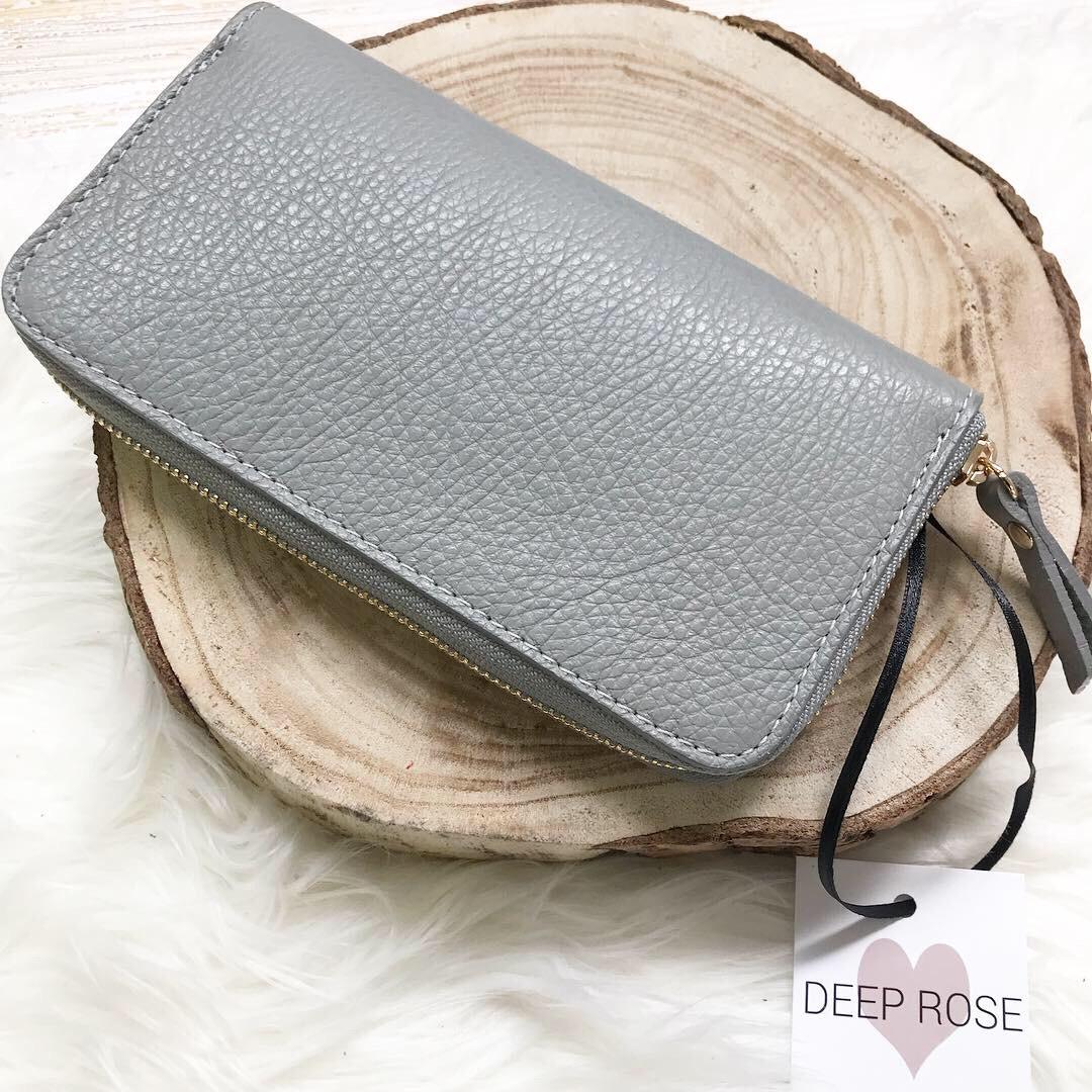 Portafogli grande con zip