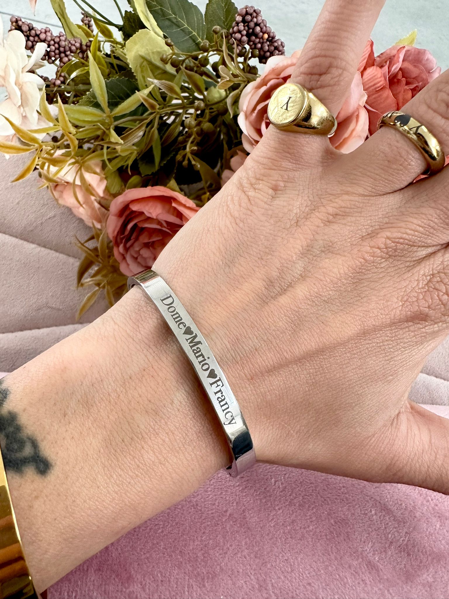 BRACCIALE bangle personalizzabile