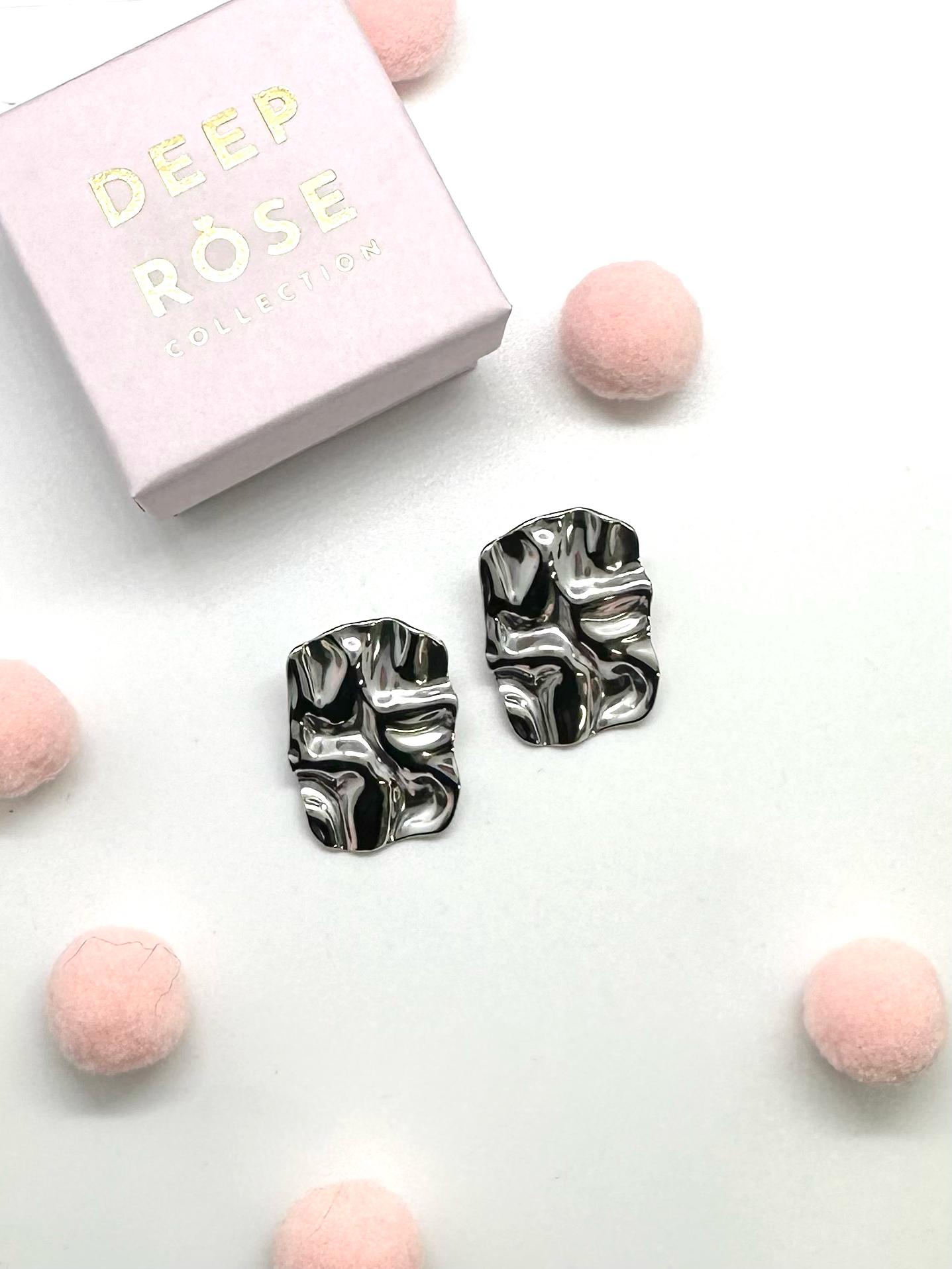 Orecchini geometric stone