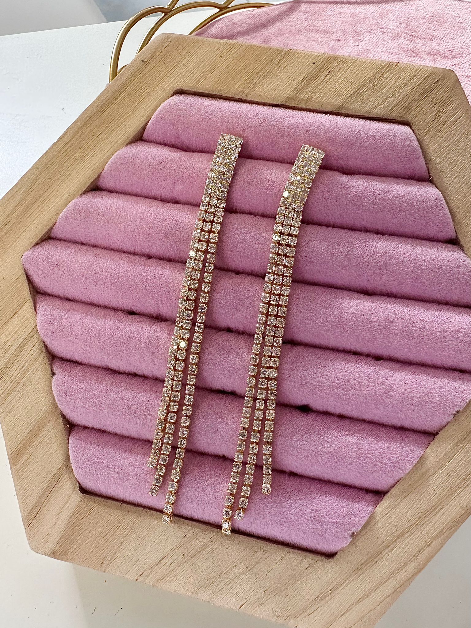 Orecchini cascata di zirconi