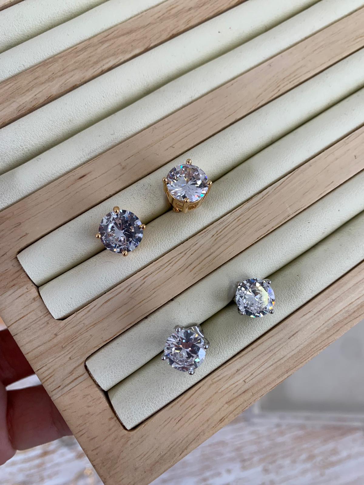 ORECCHINI shining punto luce maxi