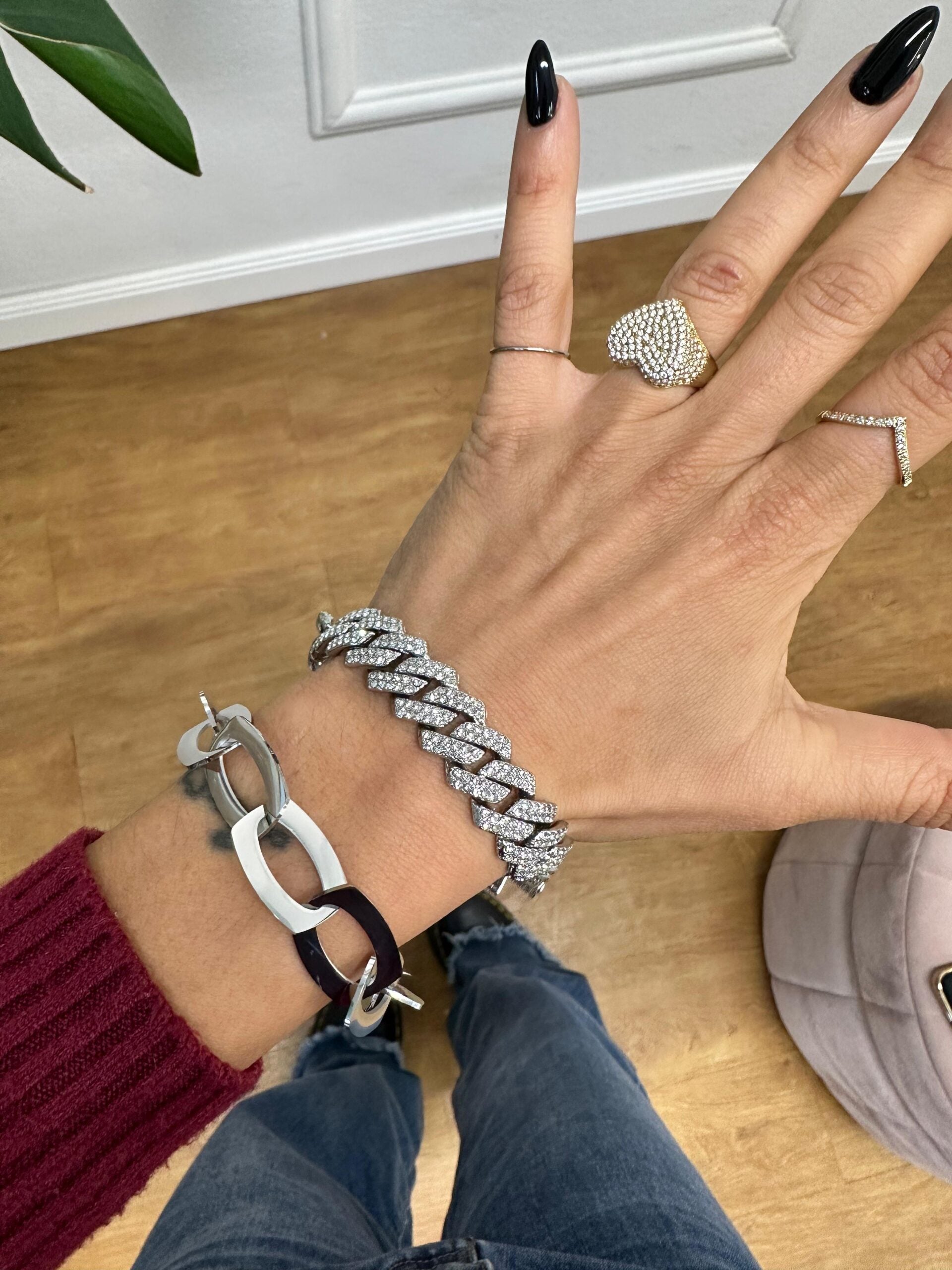 Bracciale maxi catena ovale