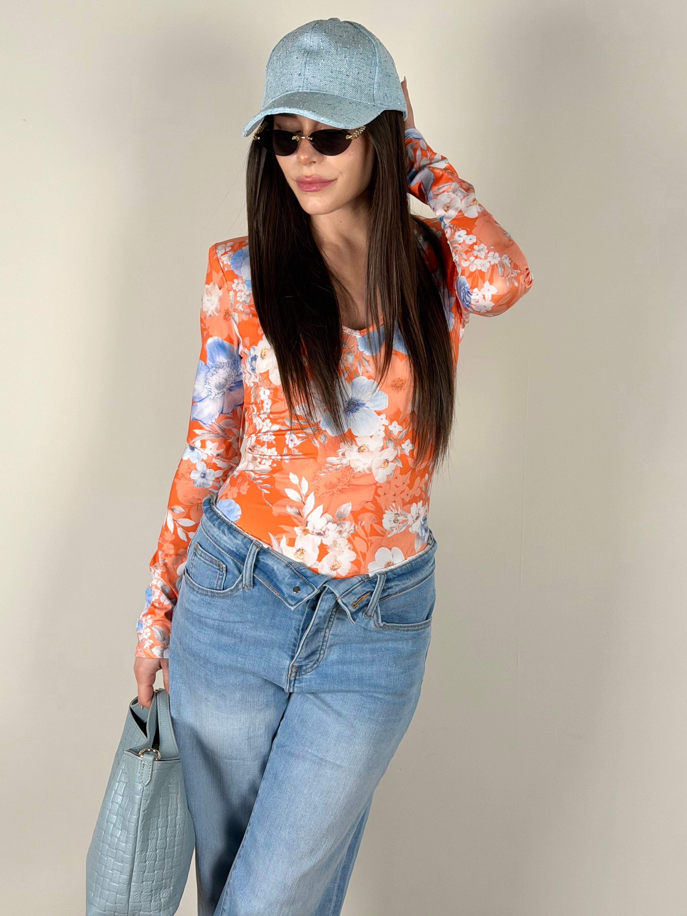 Maglia primavera arancione