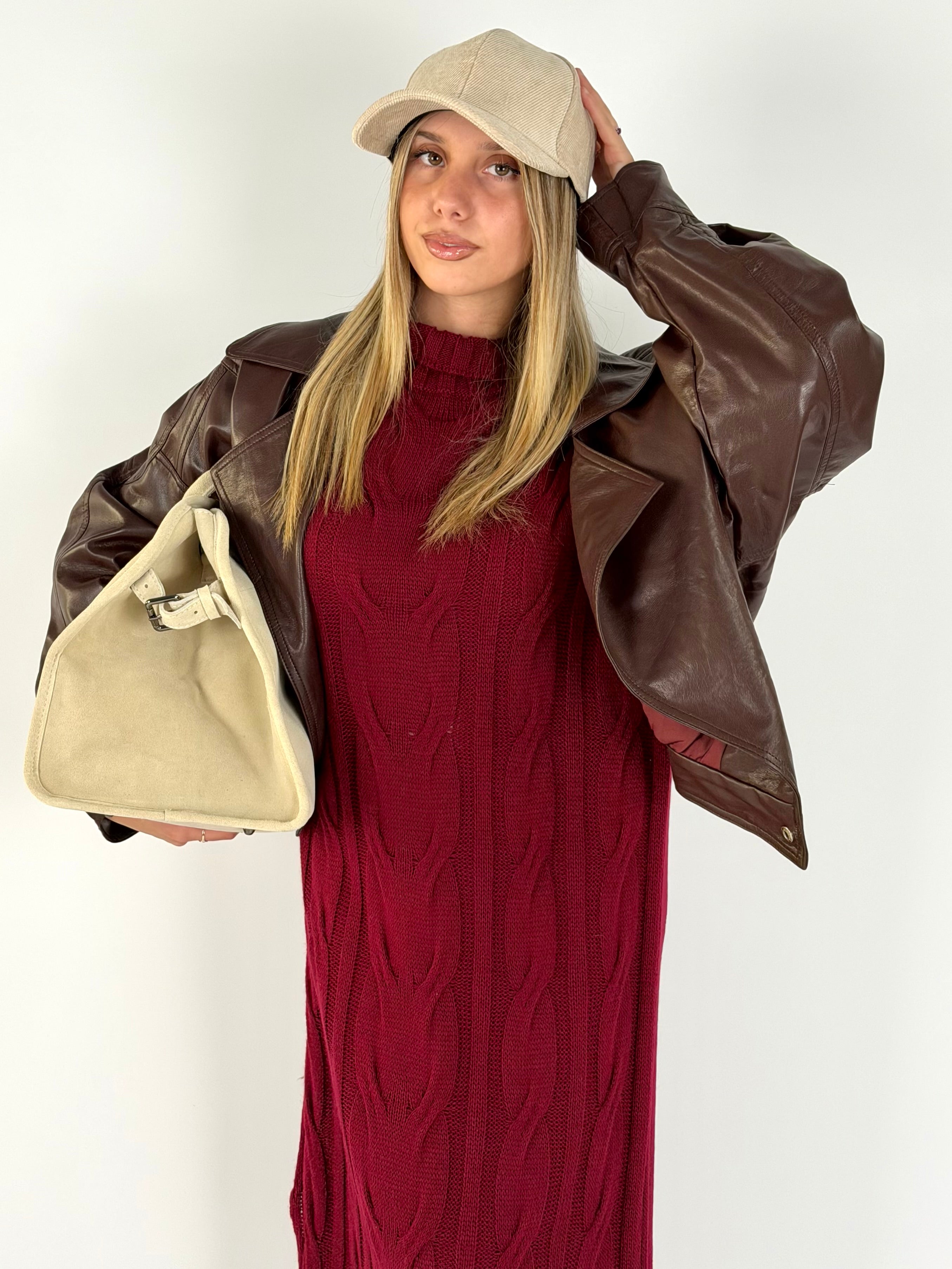 Bomber Lucy bordeaux