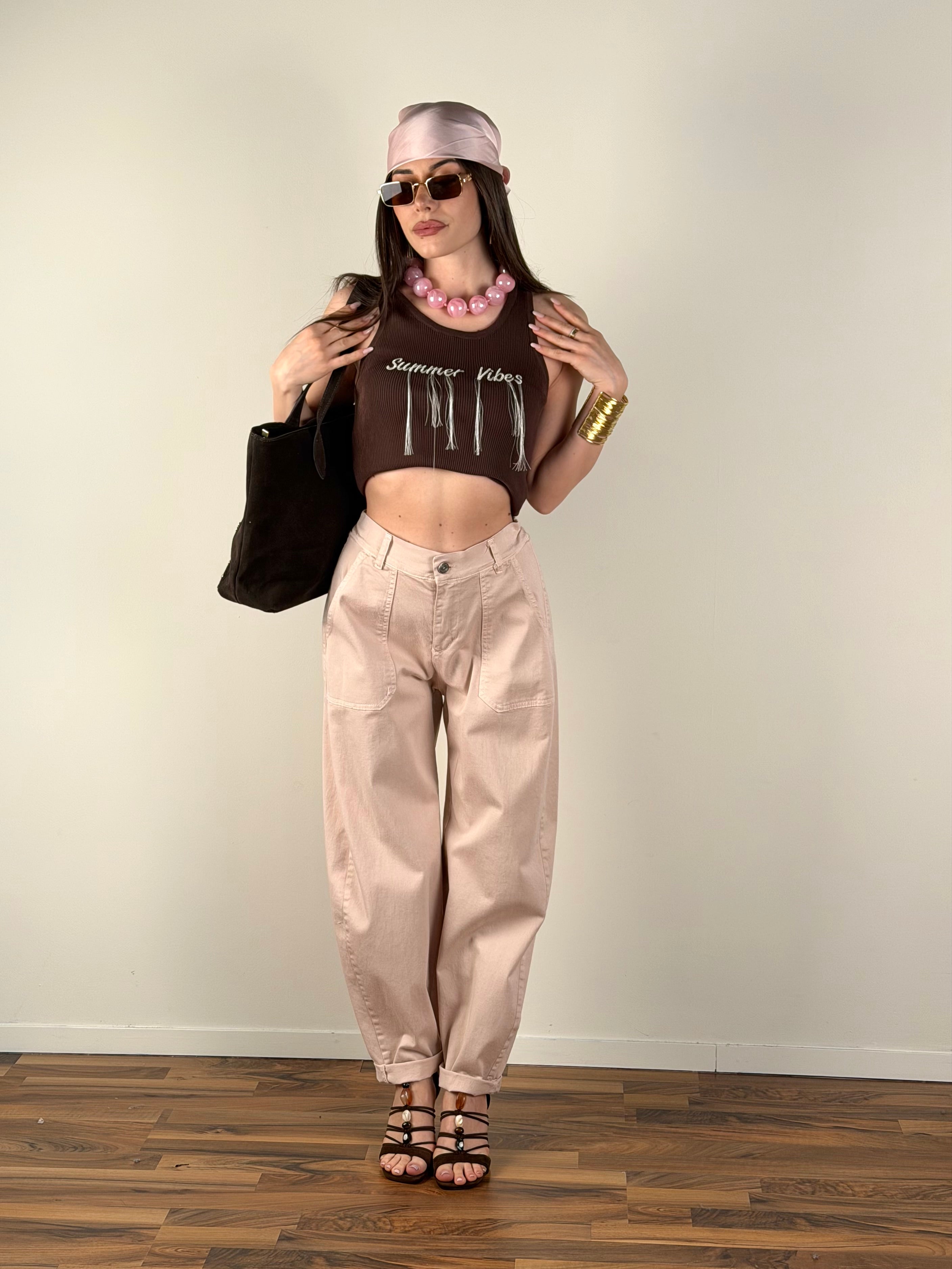Pantalone Vibes rosa