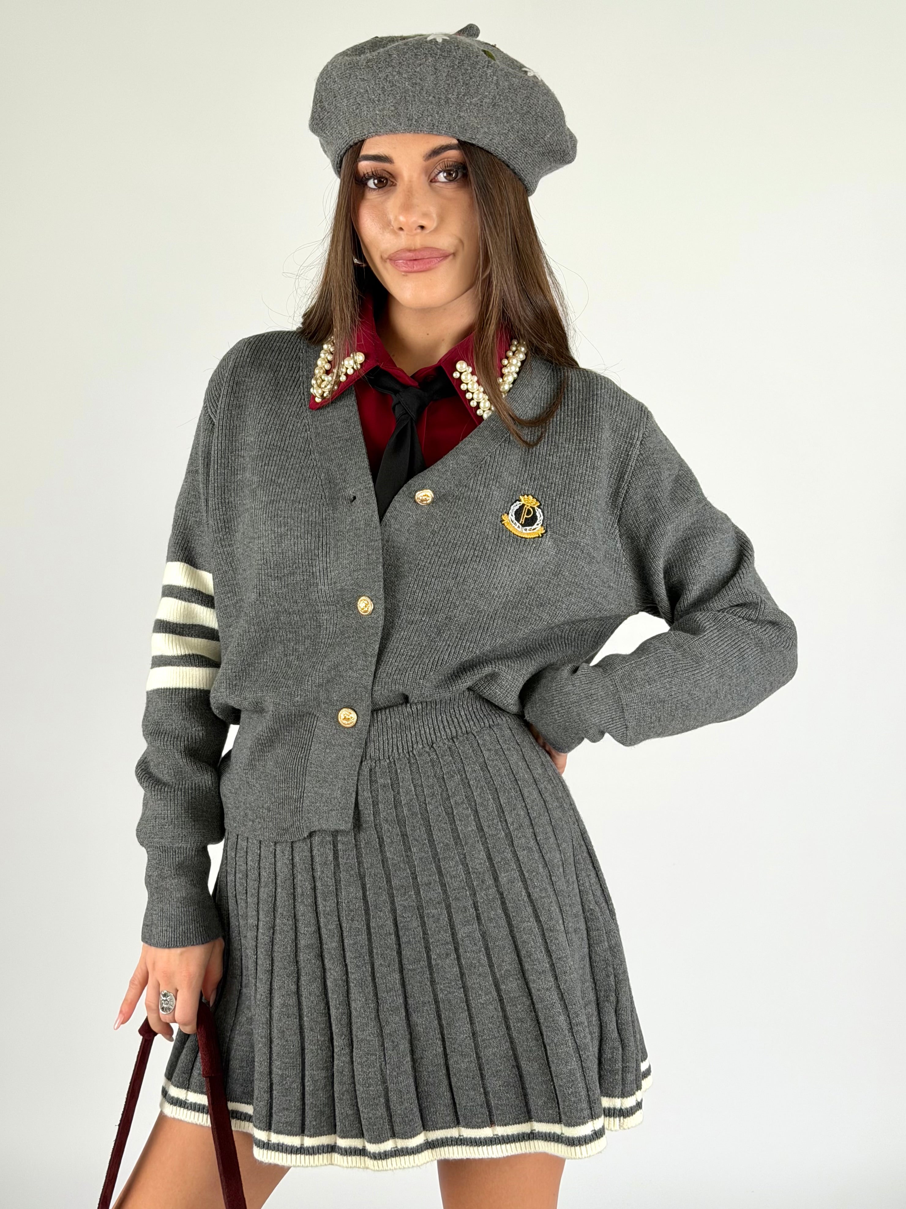 Completo Oxford grigio