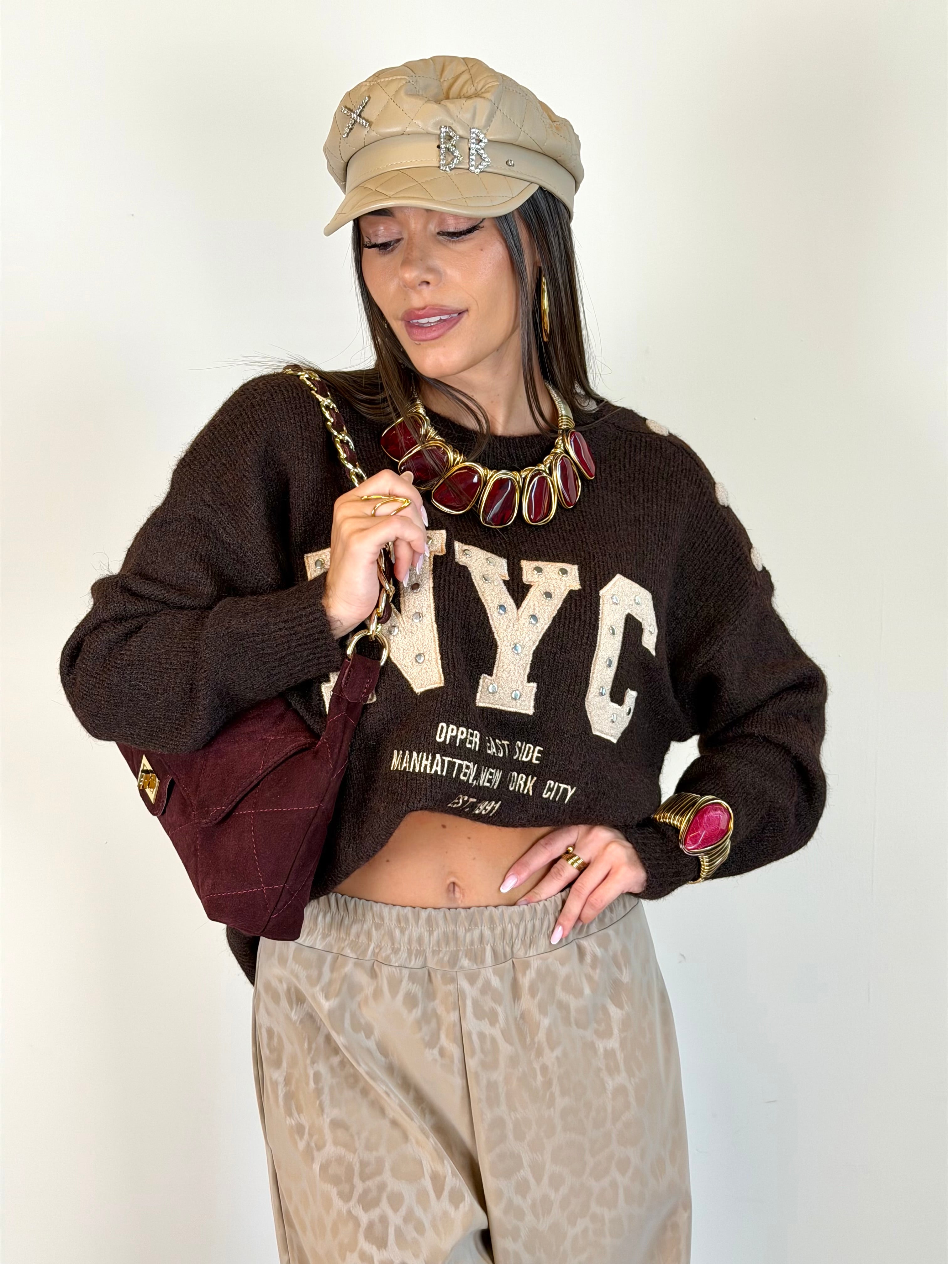 Maglia New York City moro
