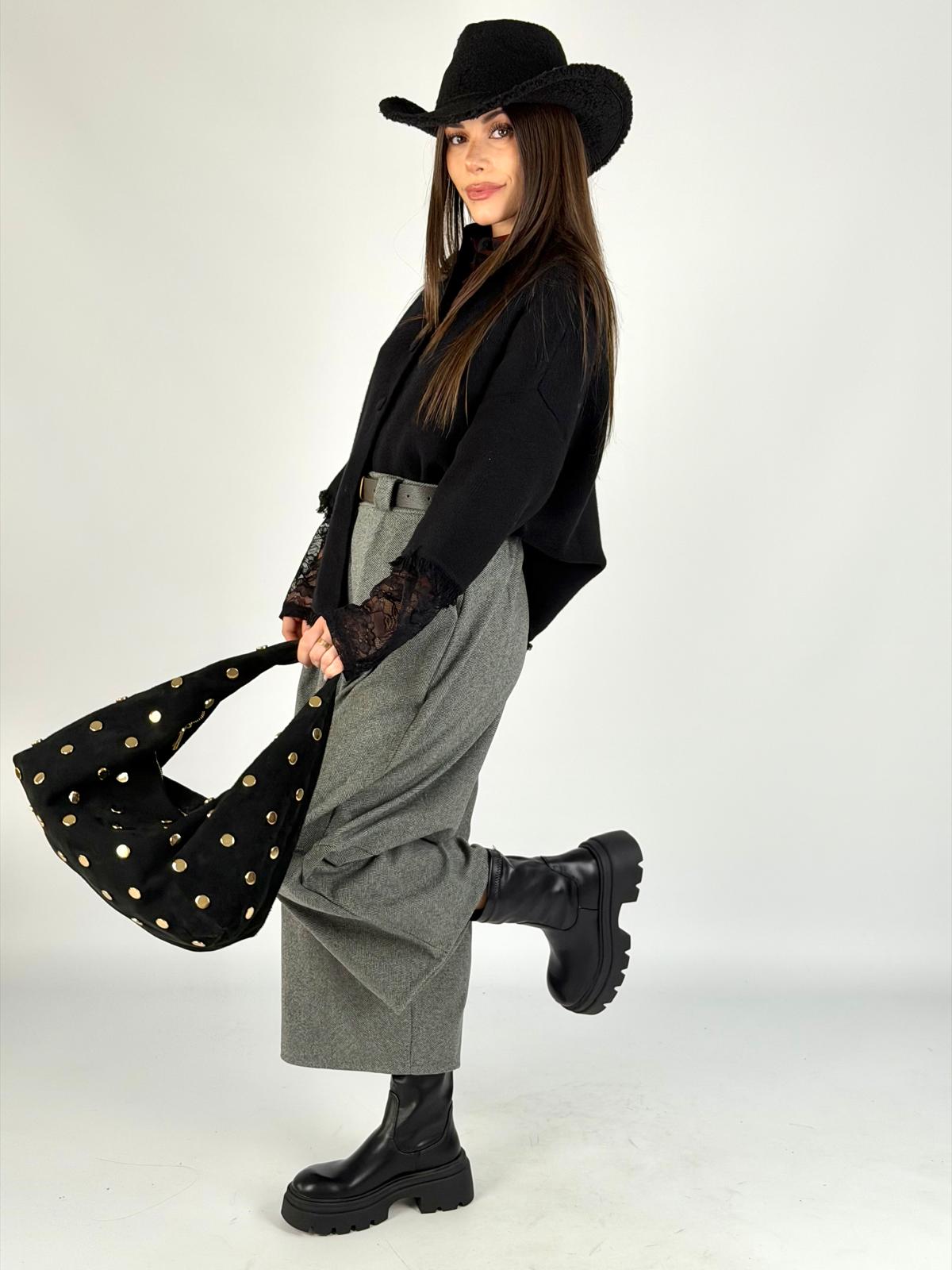 Pantalone Mulan grigio