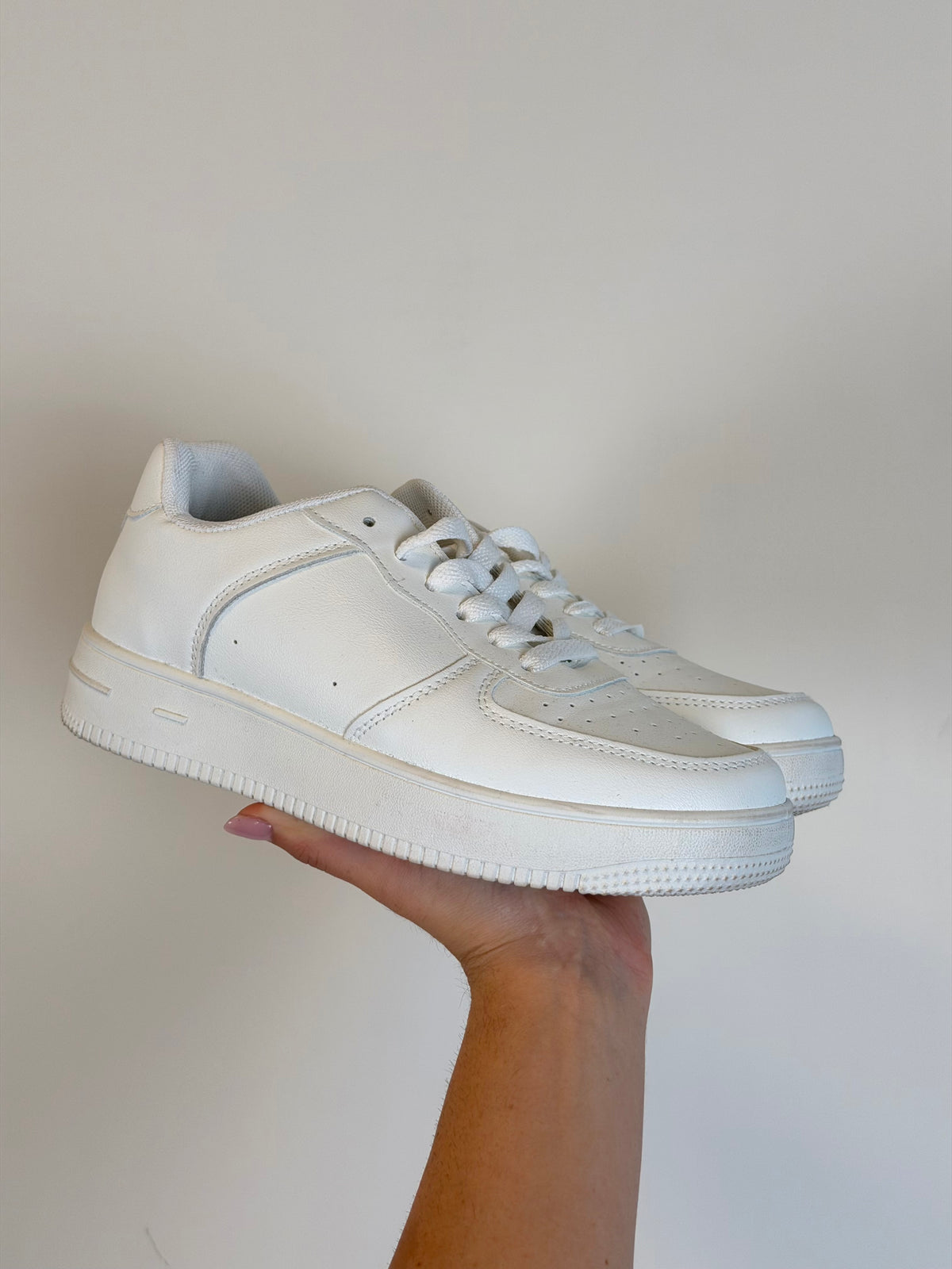Sneakers basic bianca