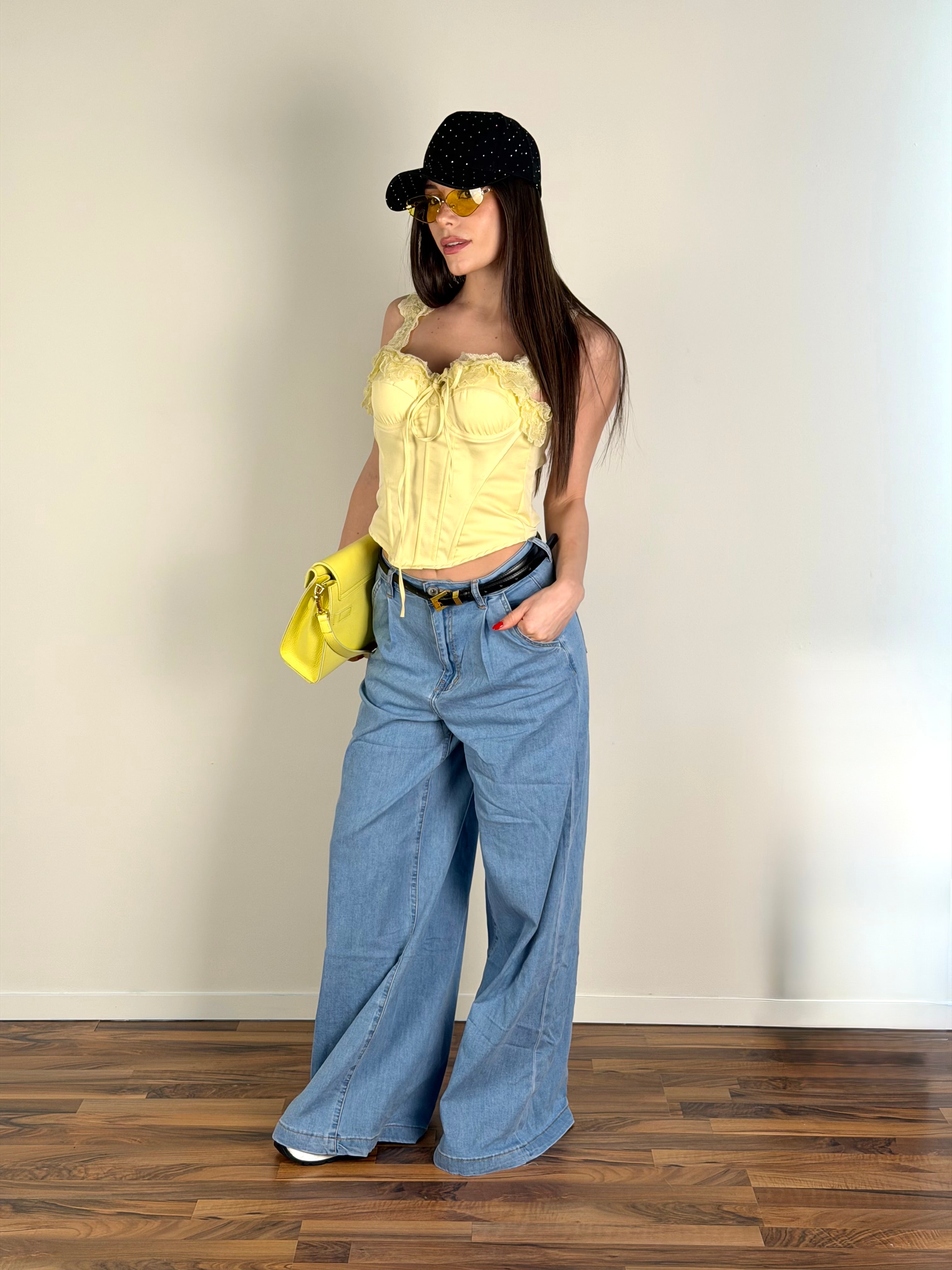 Corpetto Virginia giallo