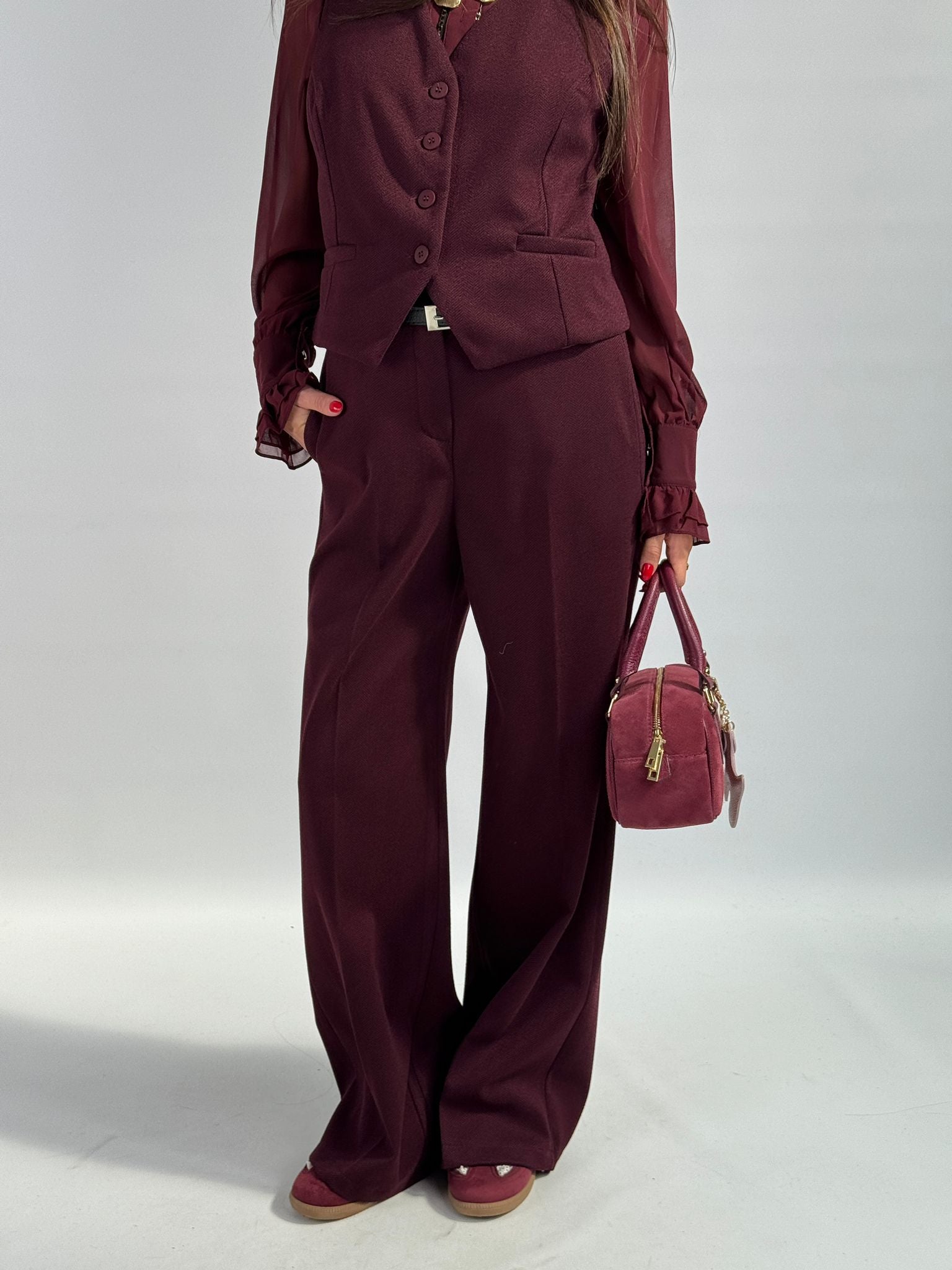 Completo Svezia bordeaux