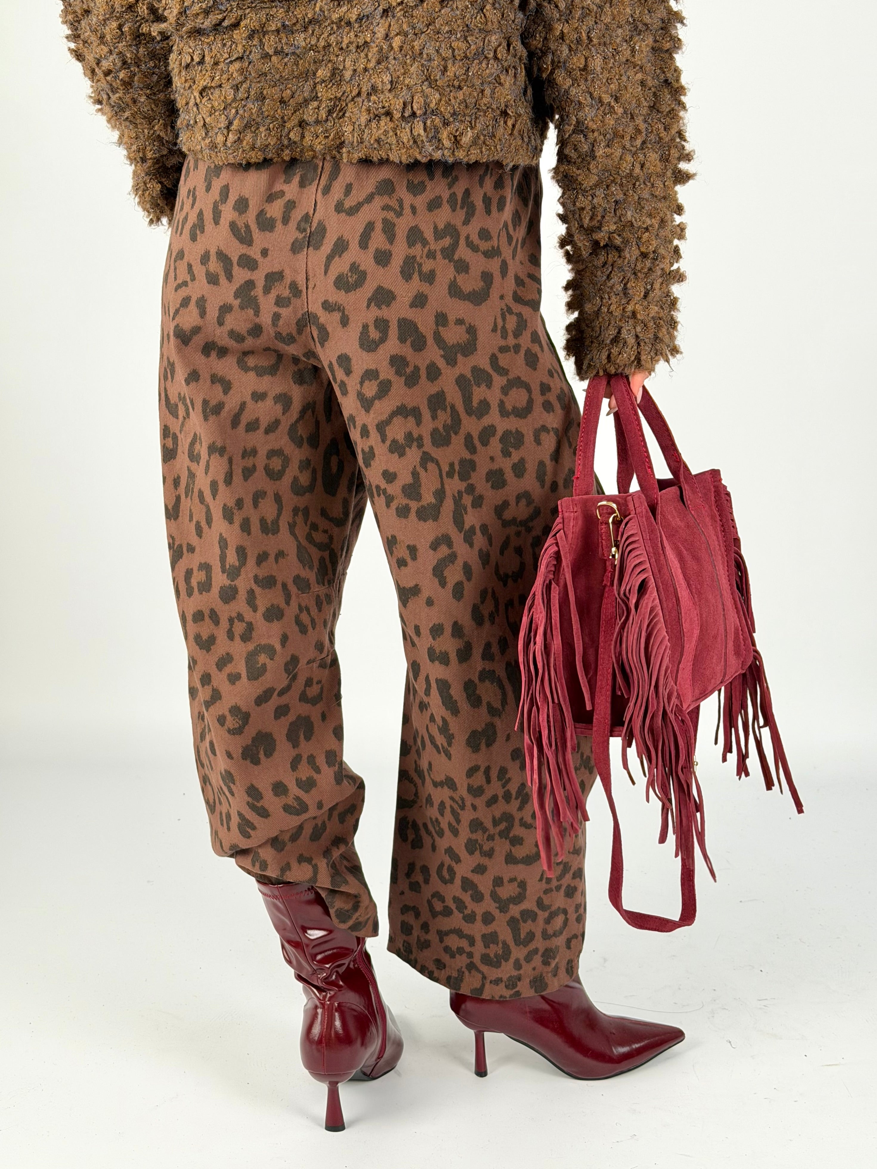 Pantalone Leopard moro