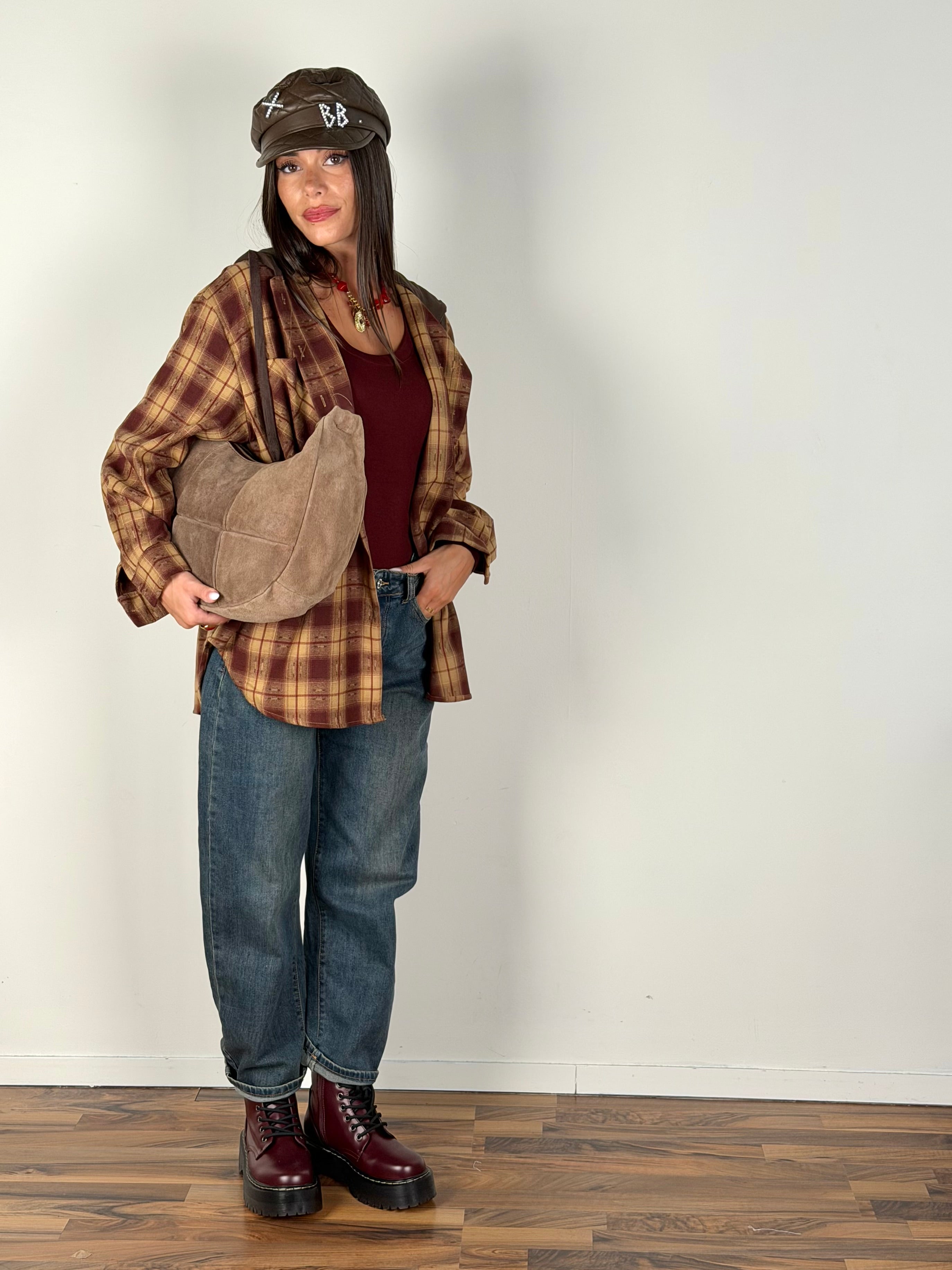 Camicia Check Street Bordeaux