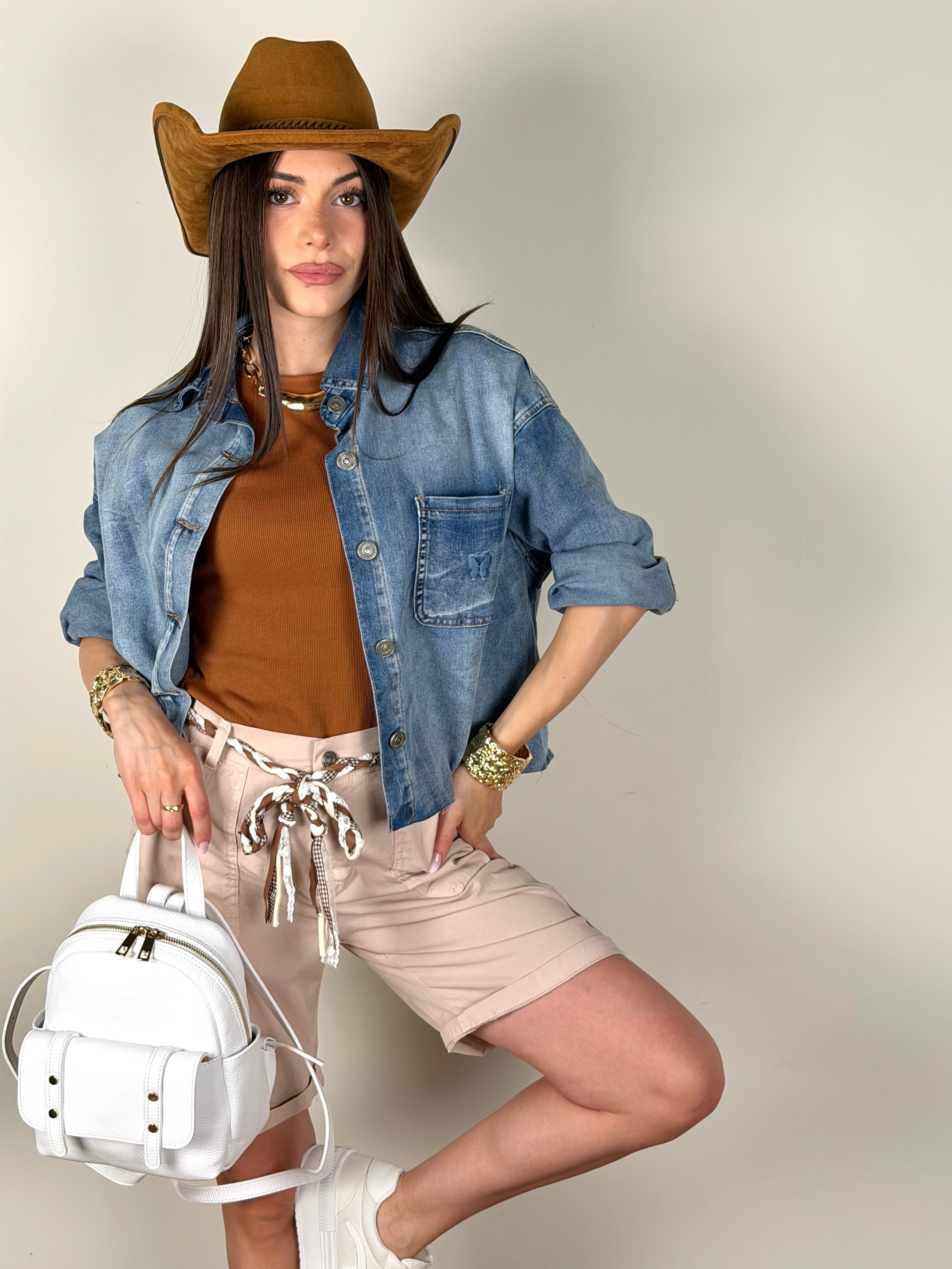 Giubbino denim Amelie