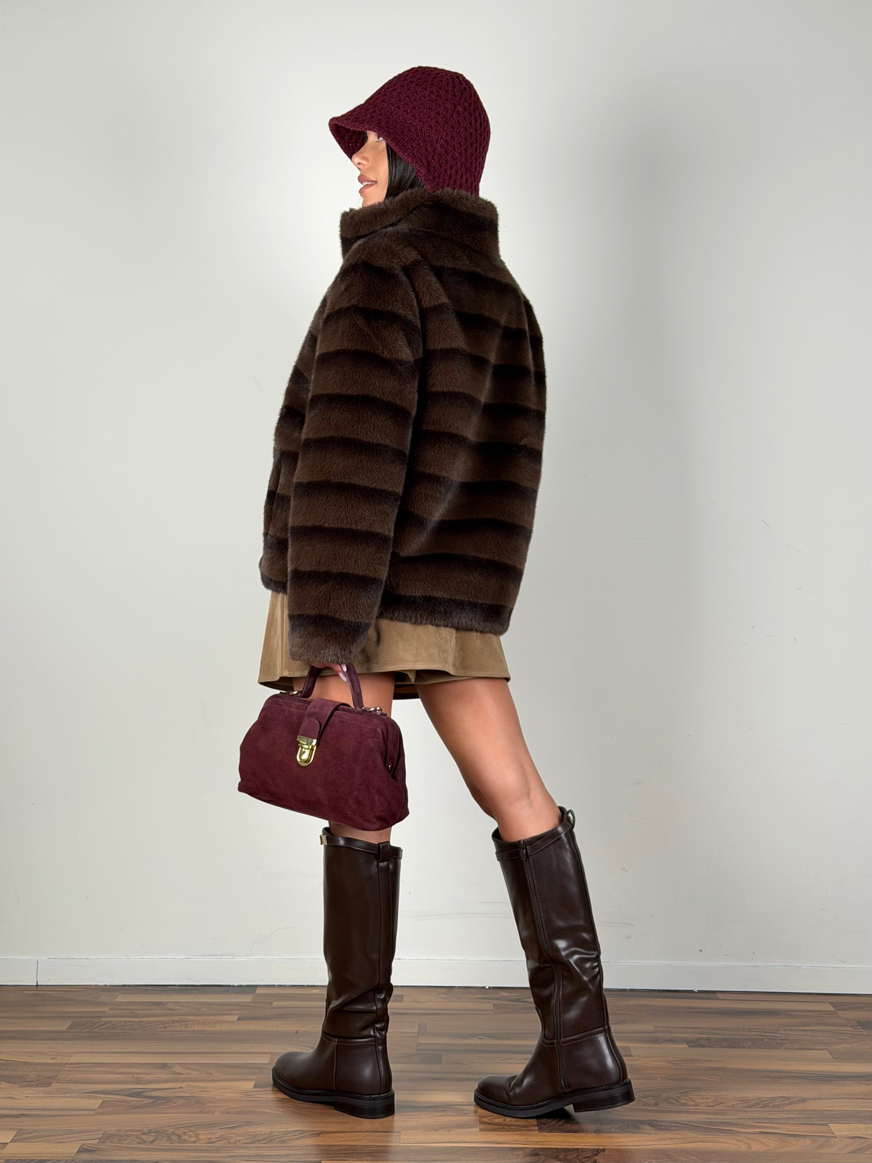 Pelliccia reversibile Nancy moro