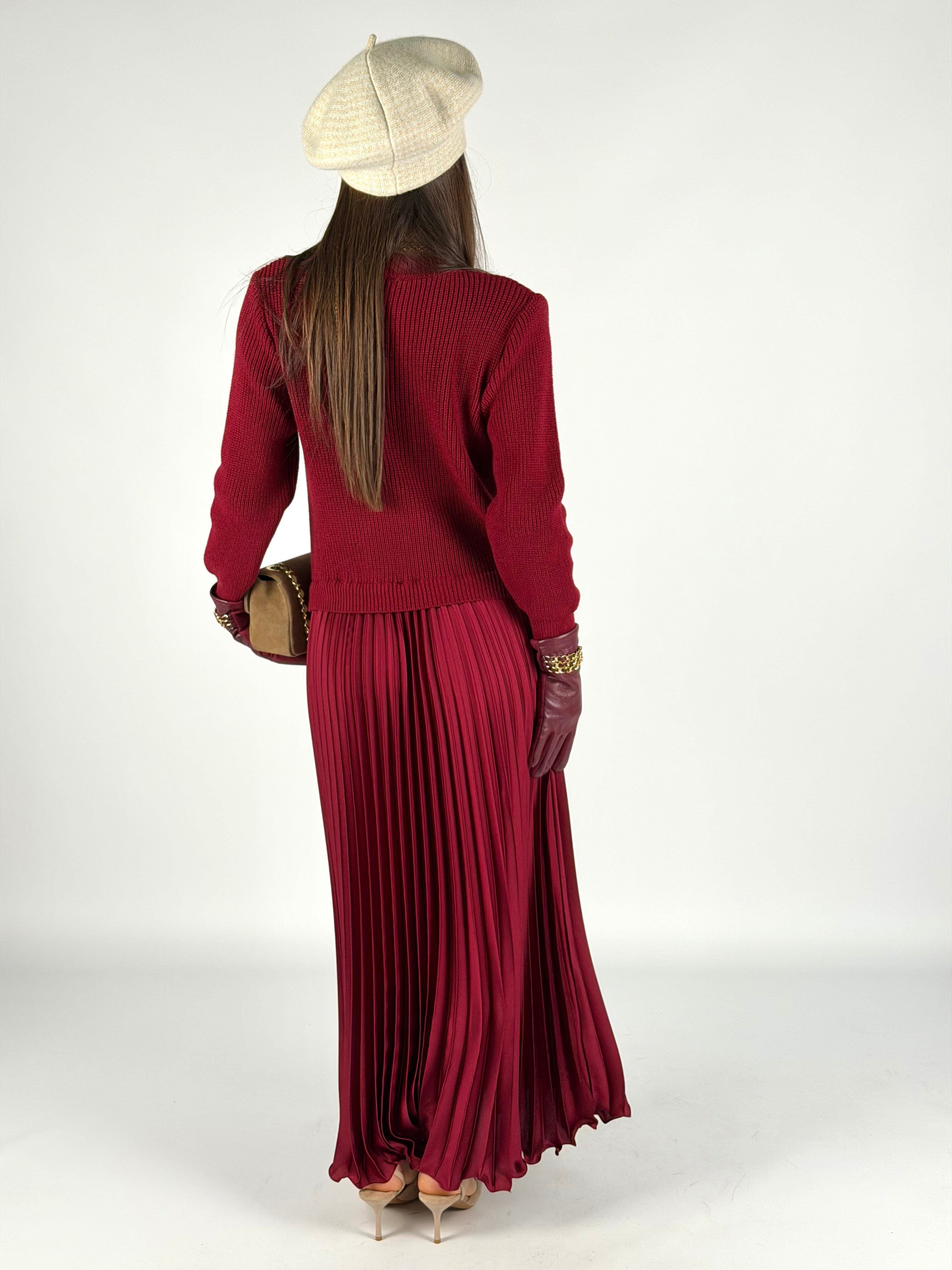 Abito Marisol bordeaux