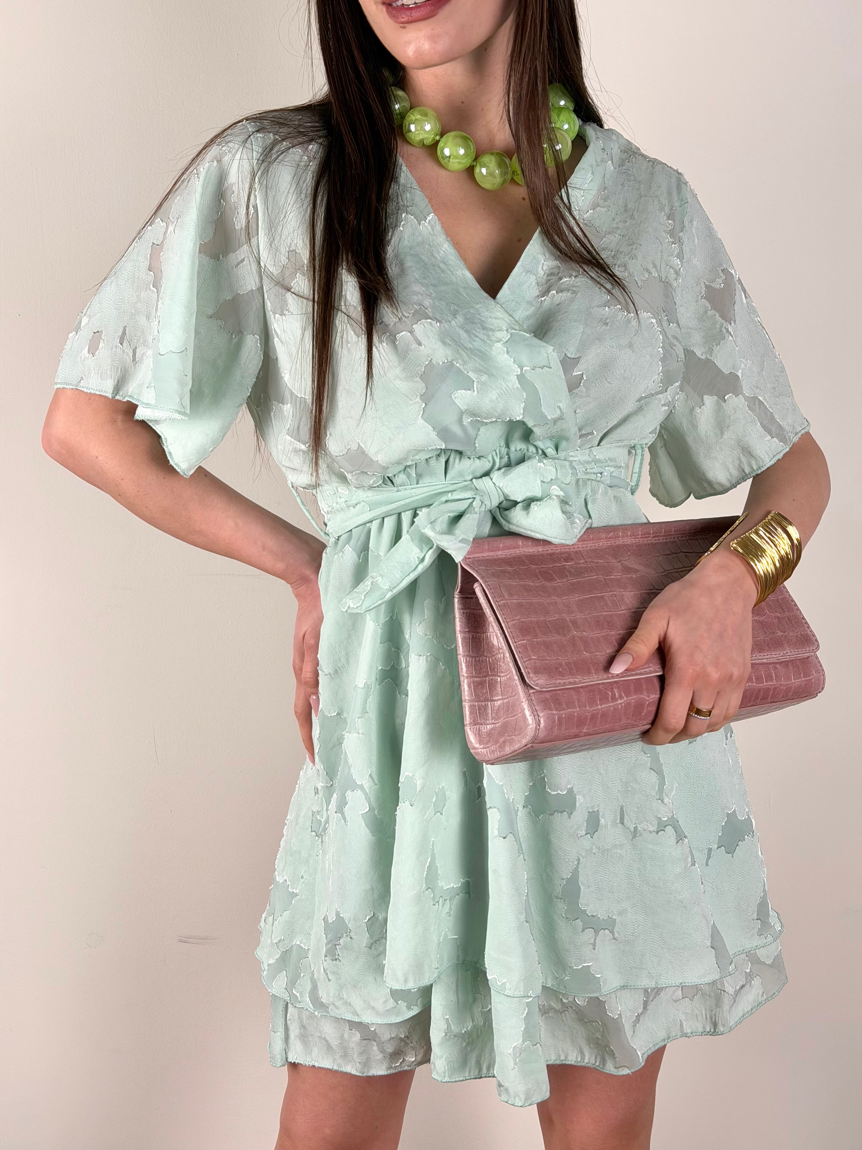 Abito Boho verde