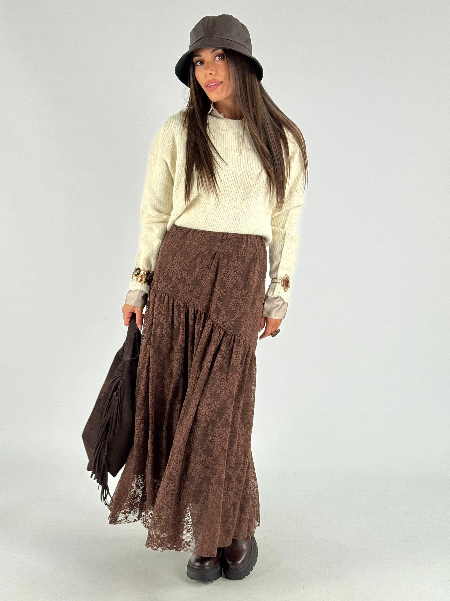 Maglioncino Genova panna