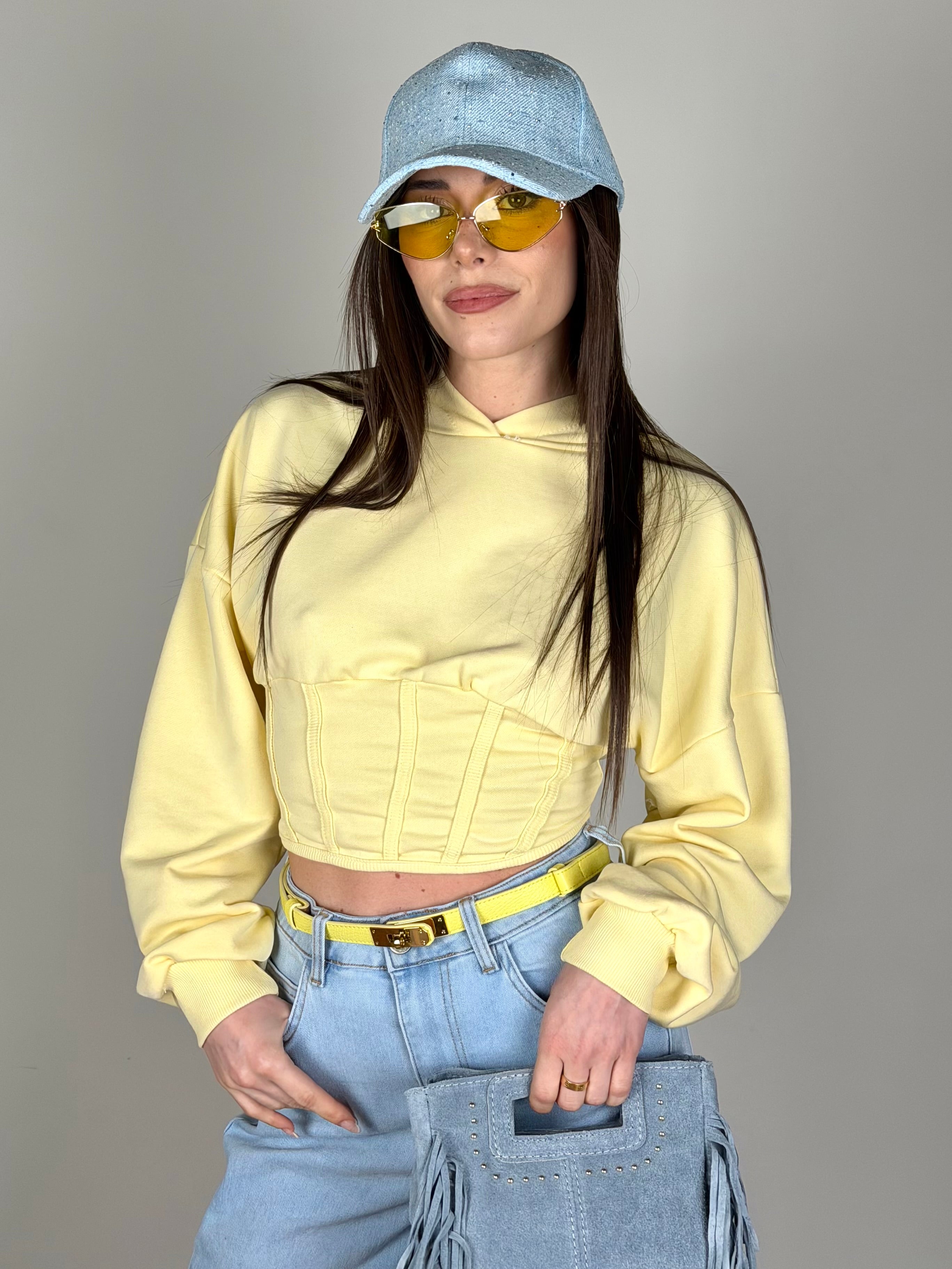 Felpa Las Vegas gialla