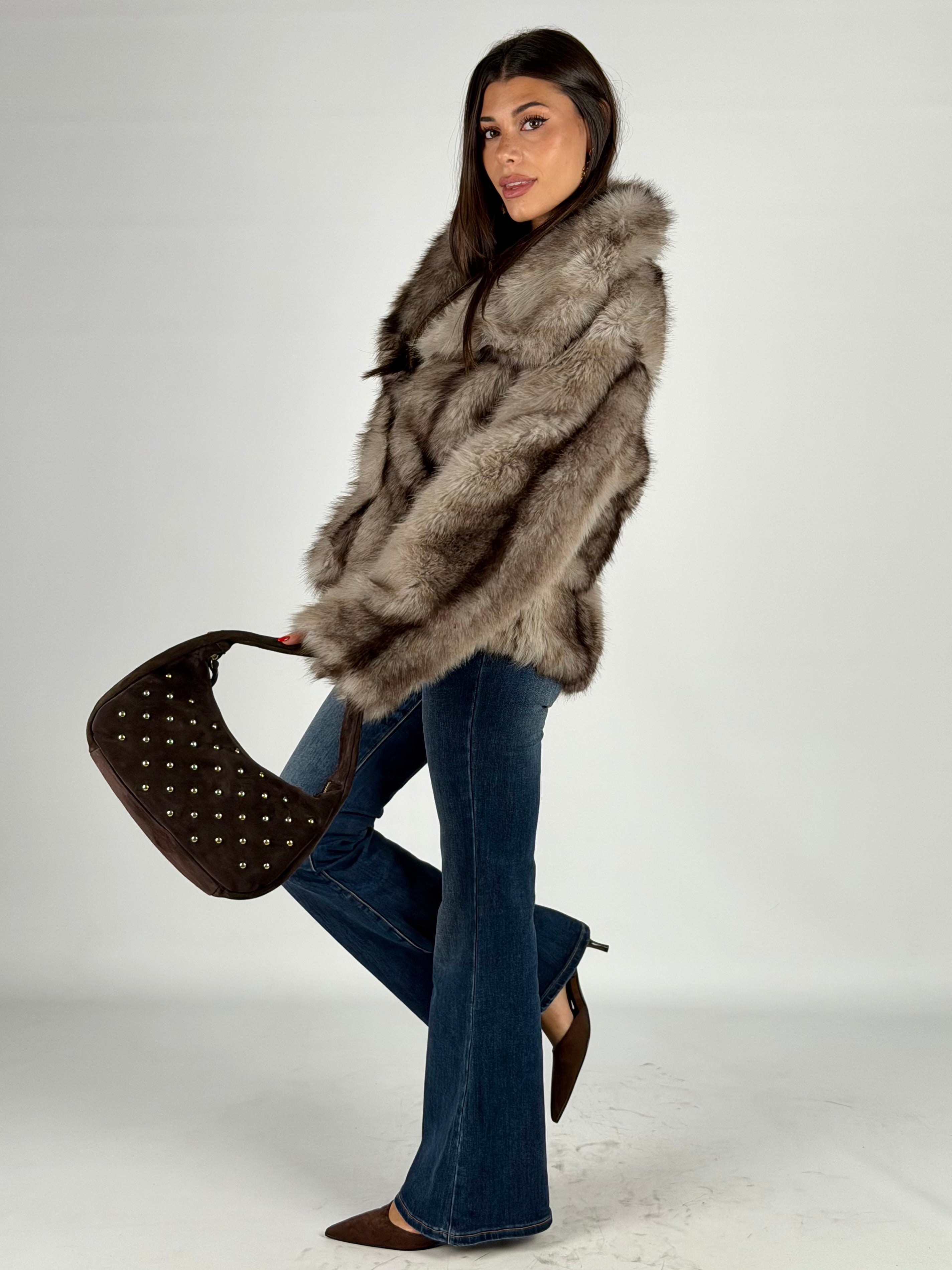 Pelliccia Silvia beige