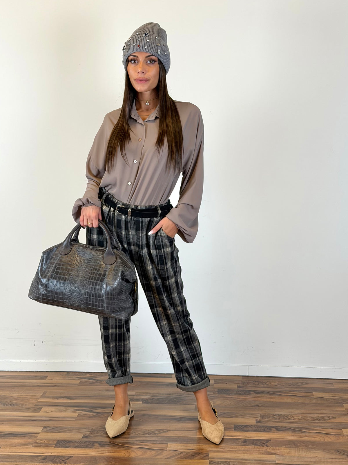 Camicia British fango