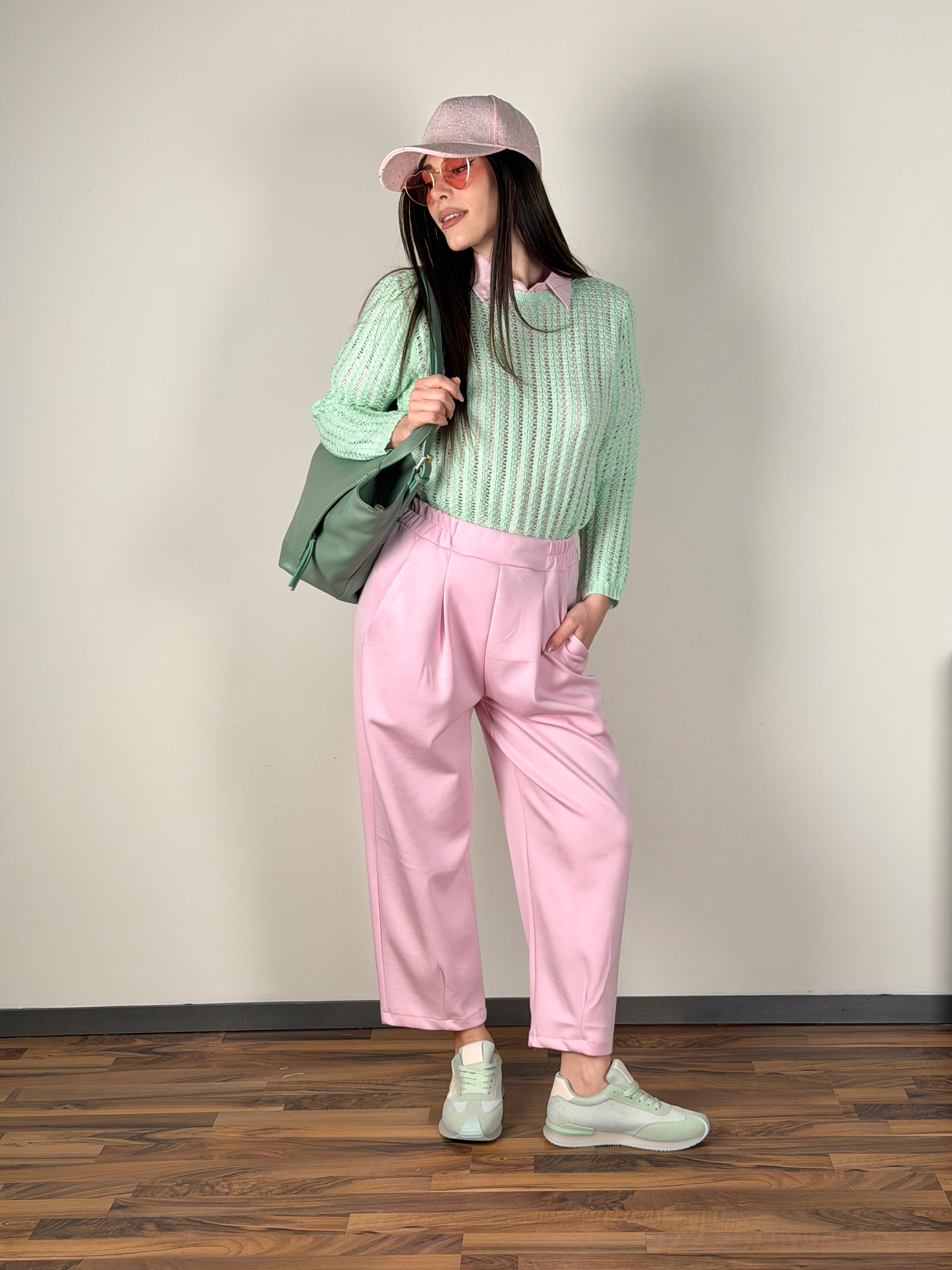 Pantalone Angelina rosa