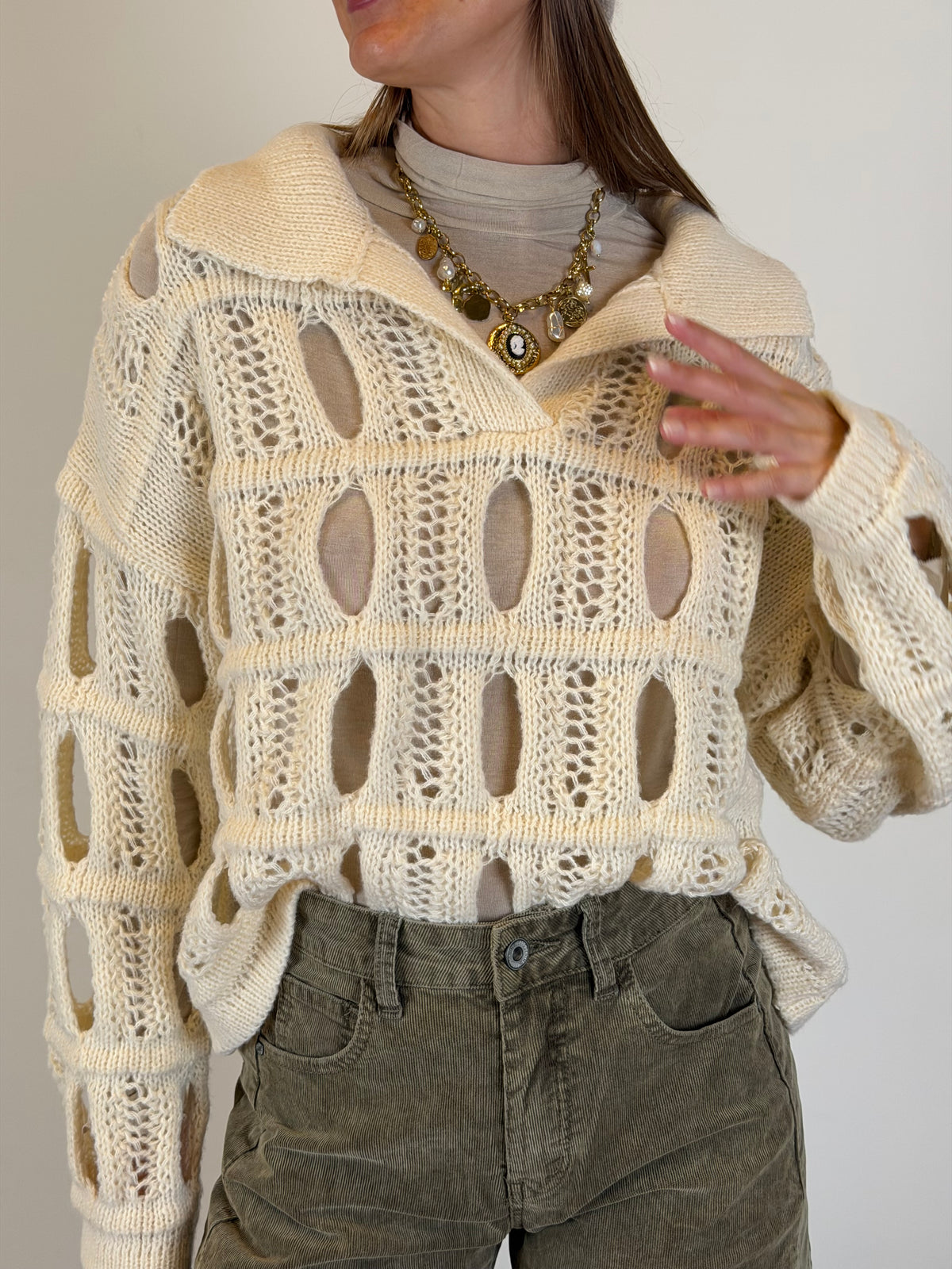 Maglia Polly beige