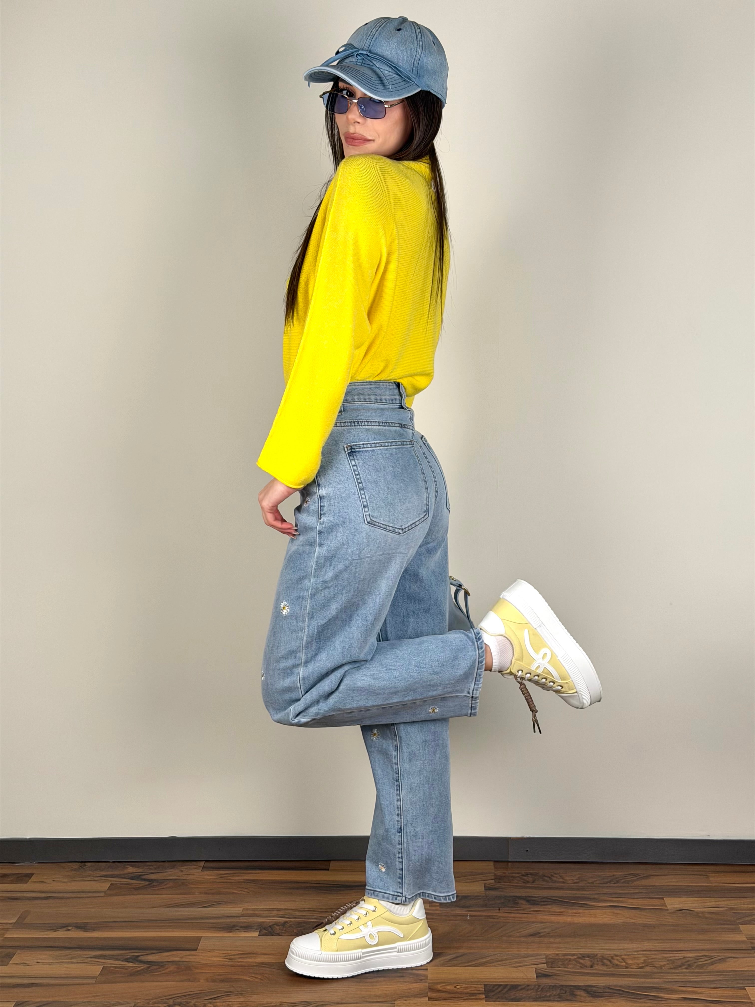 Maglia Margherita gialla