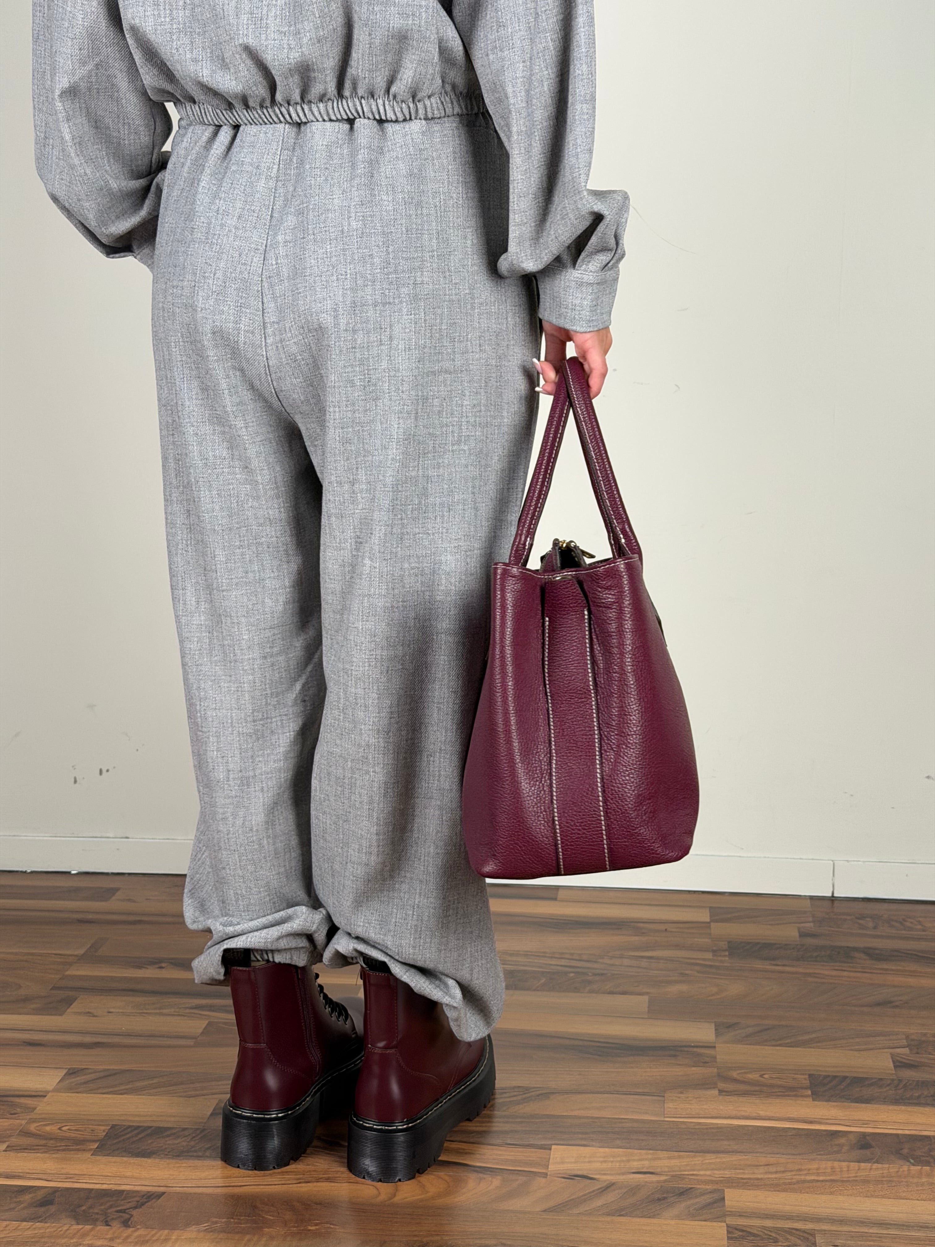Pantalone completo Trix grigio