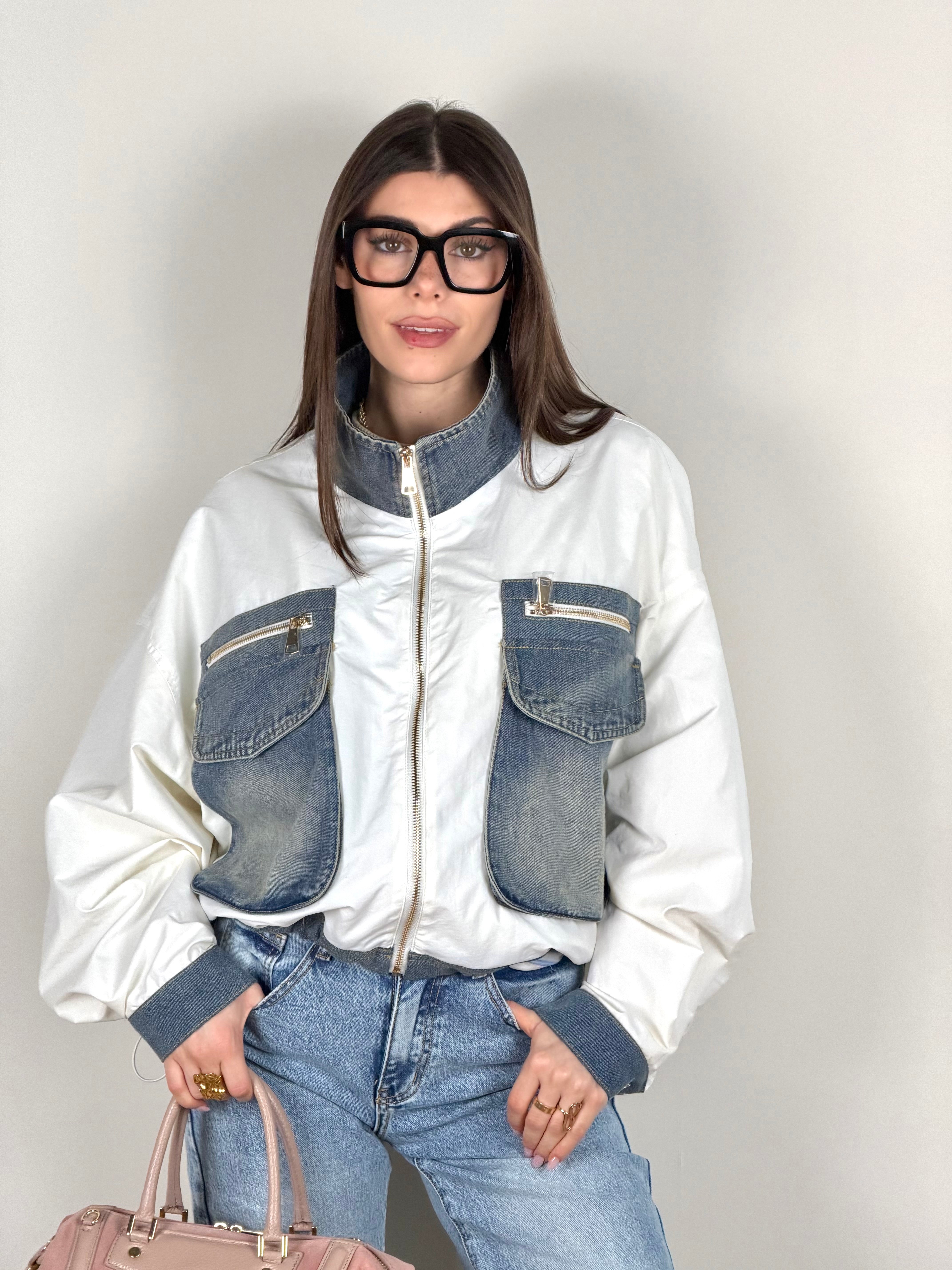 Bomber Carly denim
