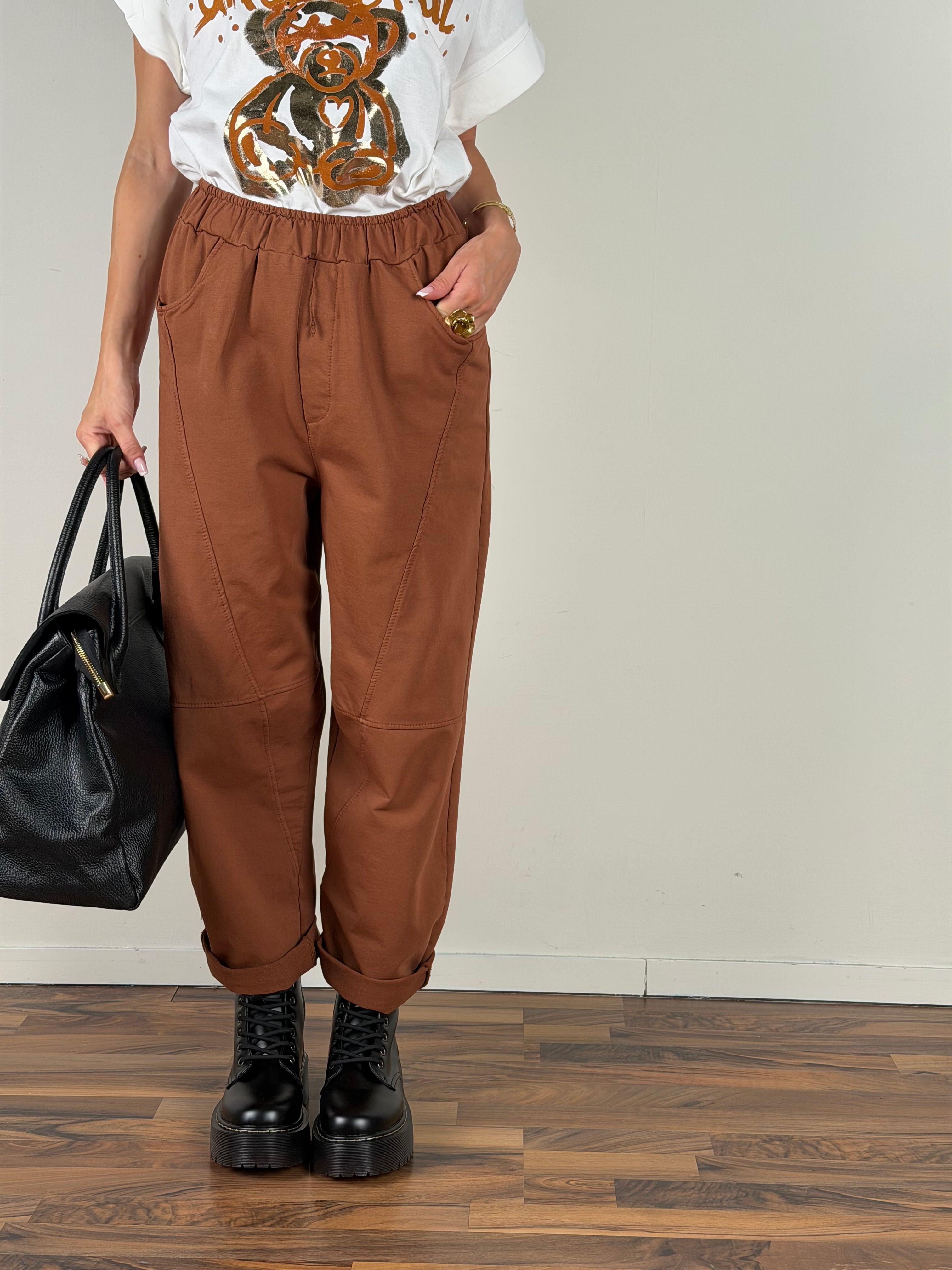 Pantalone Divine coccio