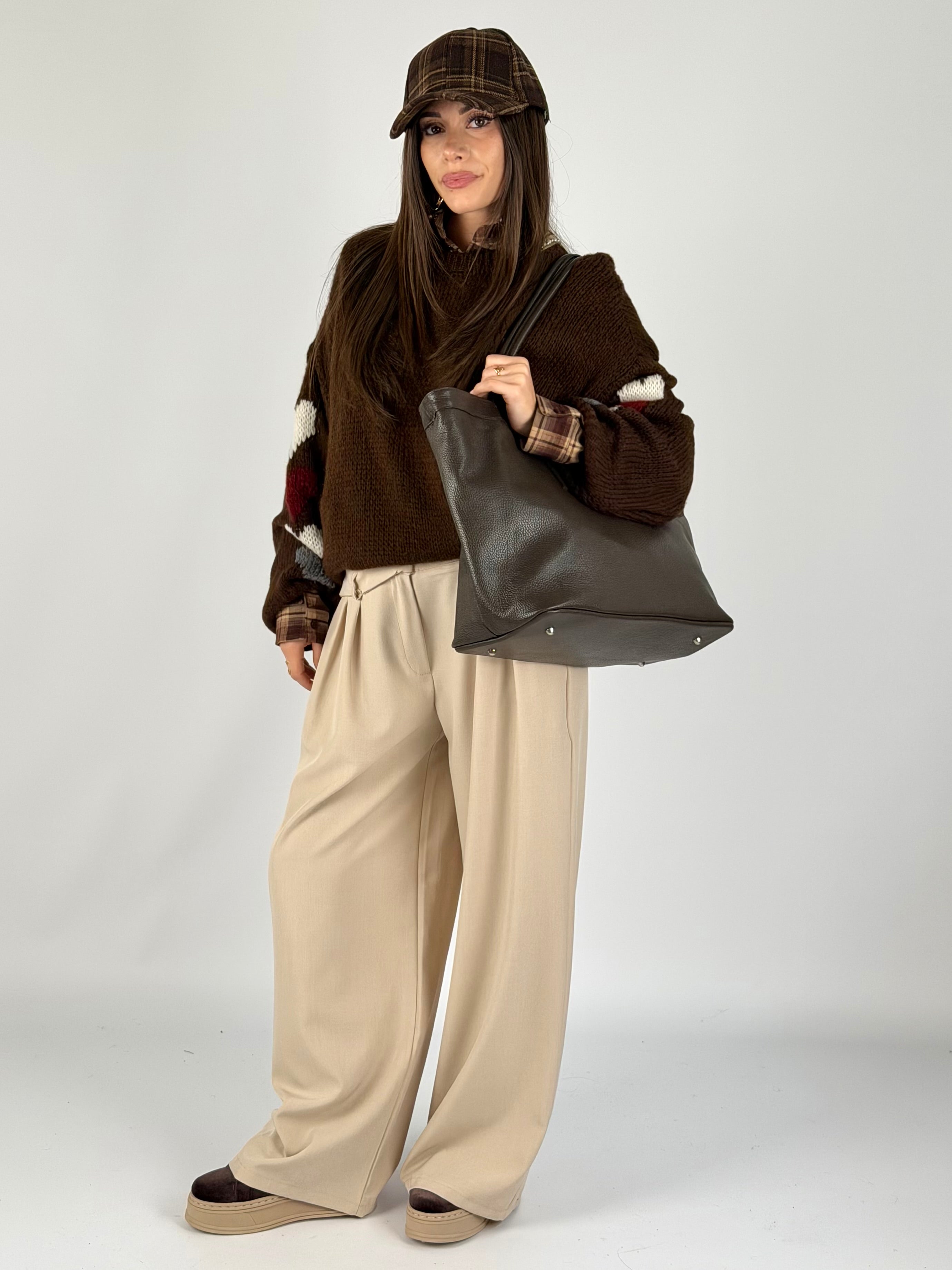 Pantalone Elettra beige