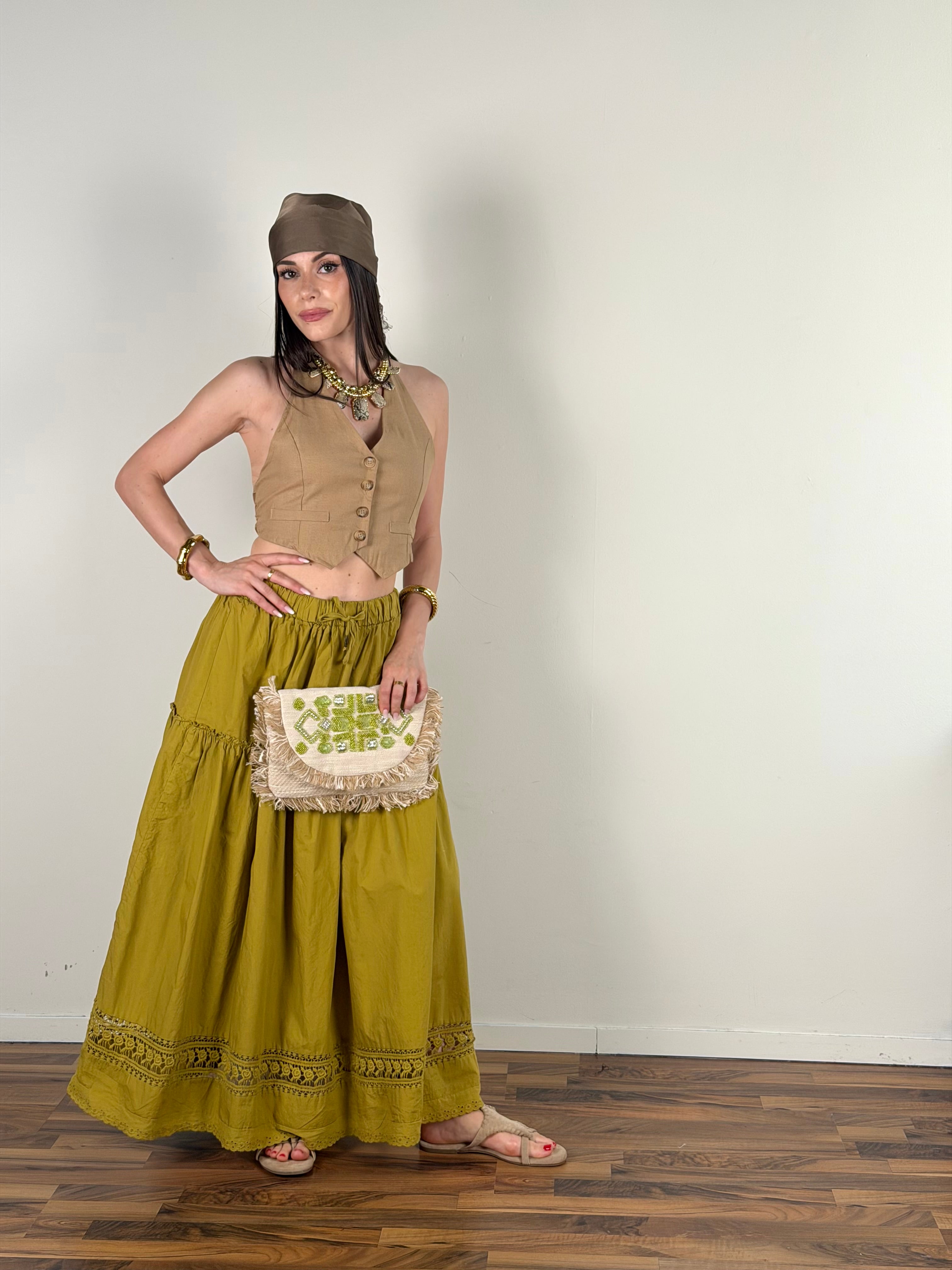 Top Dorotea marrone