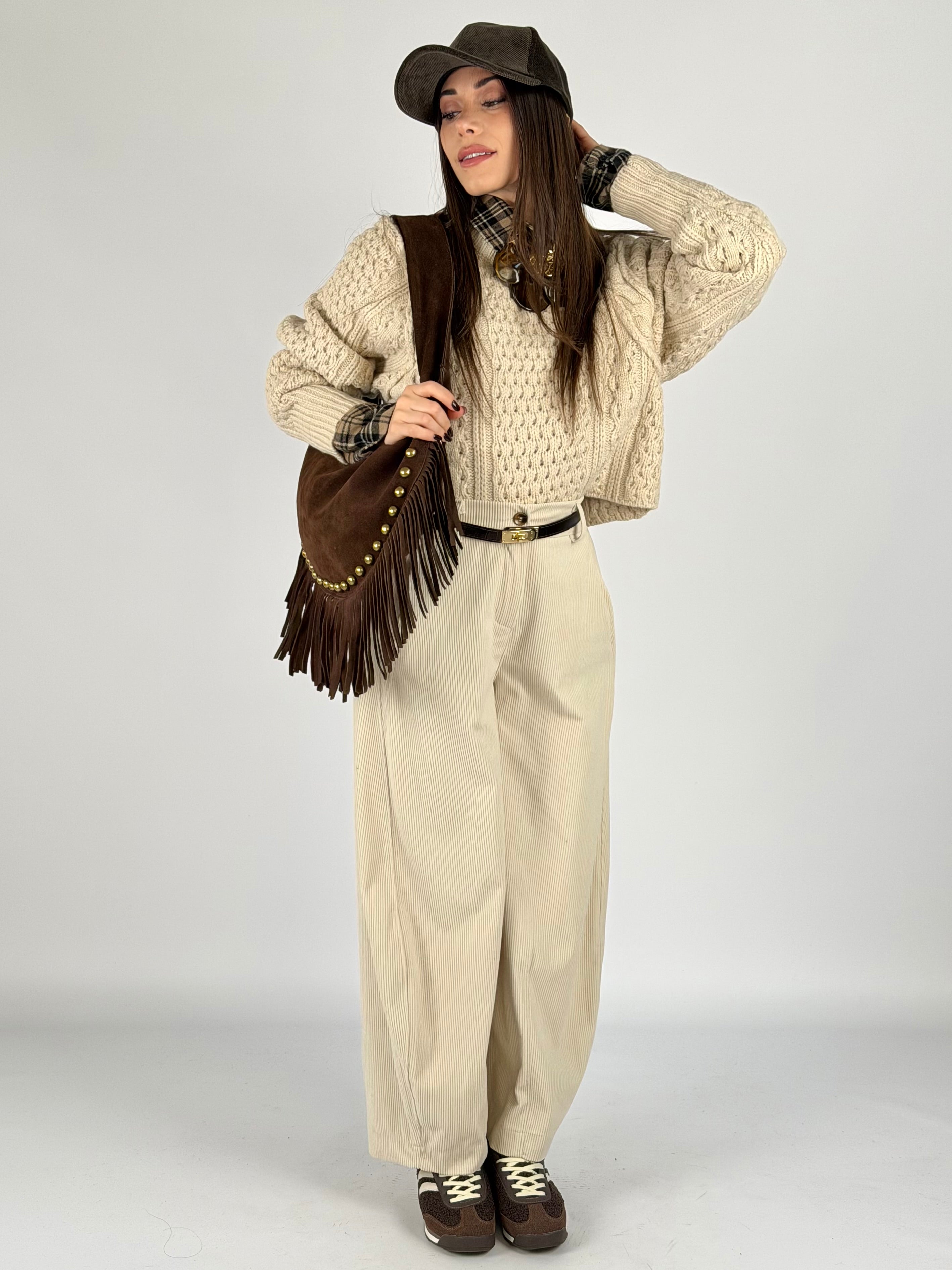 Pantalone Selene beige