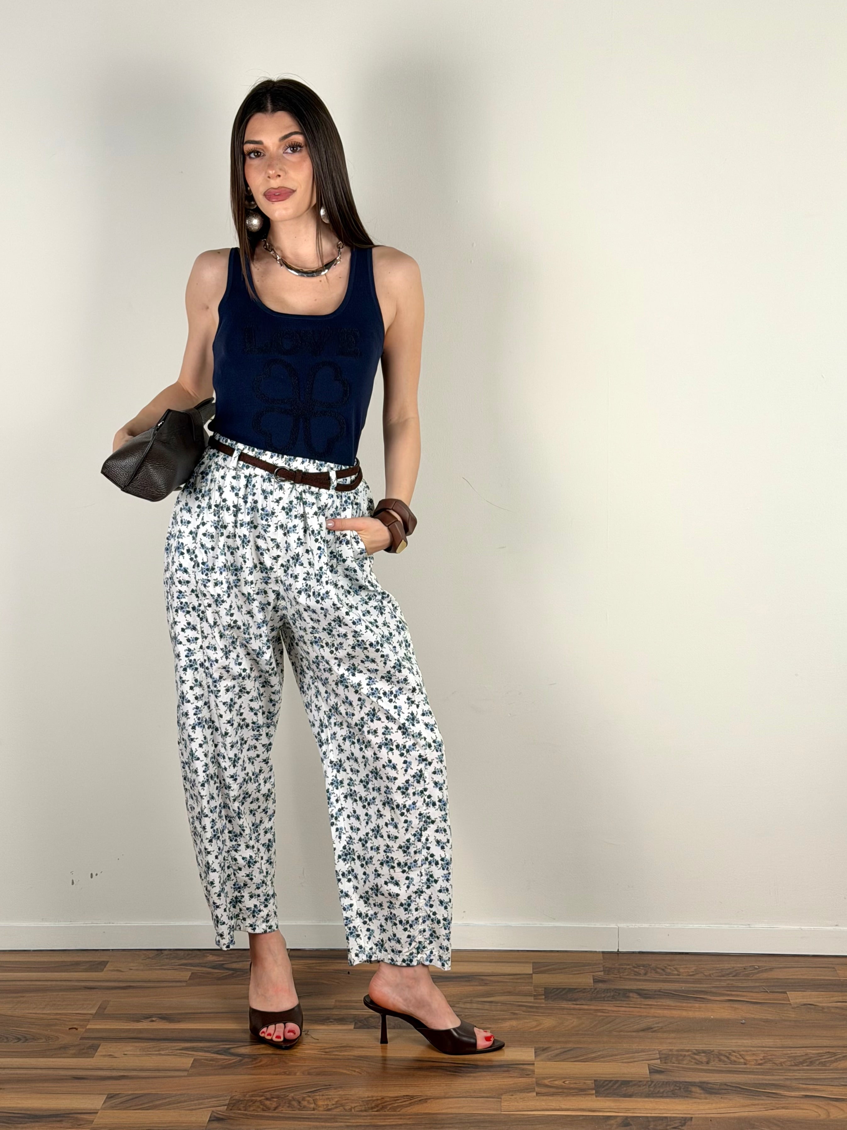 Top Ines blu